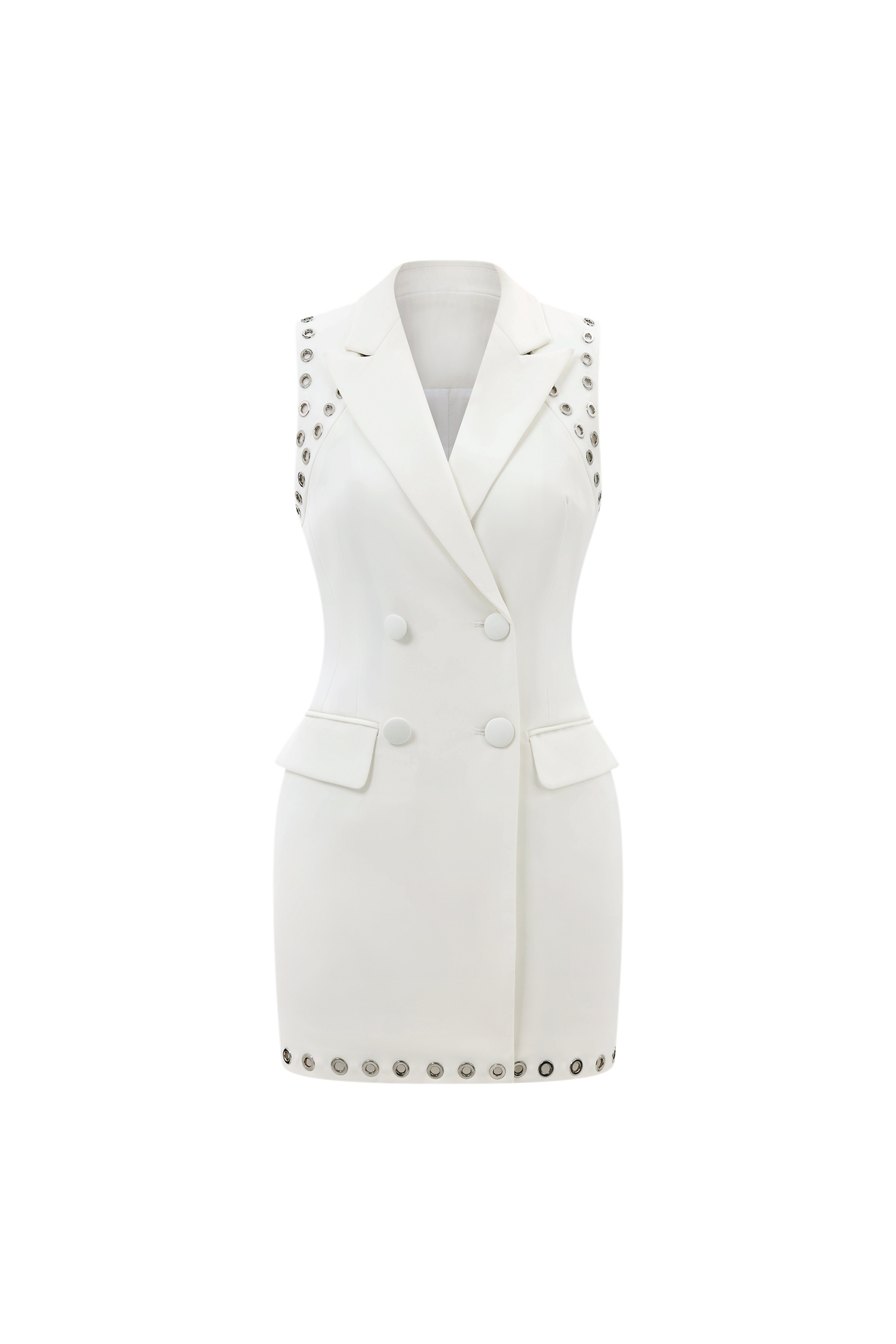 Eudase Sleeveless Suit Mini Dress