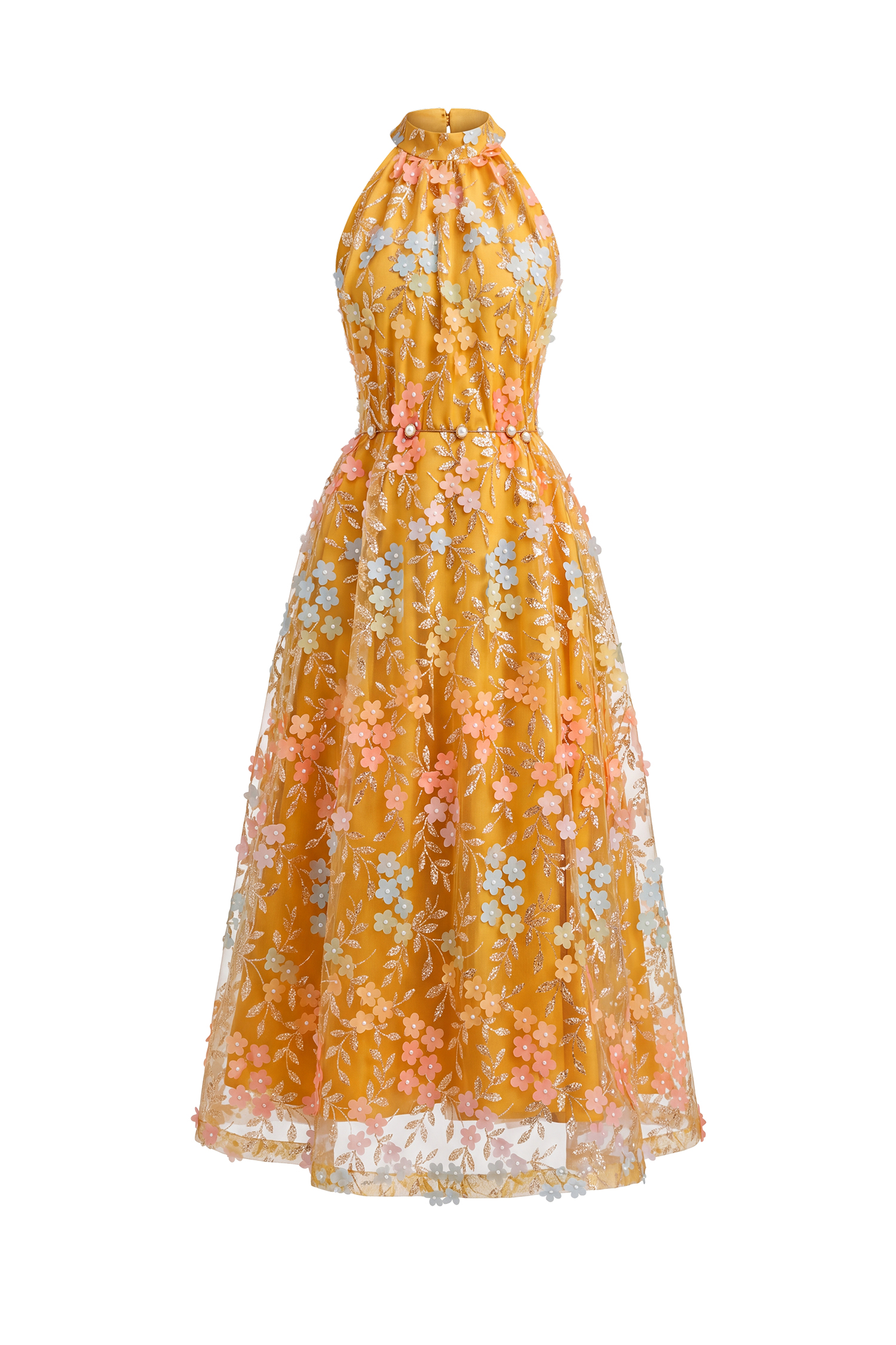 Vleah Resort Flowy Sleeveless Floral Woven Maxi Dress