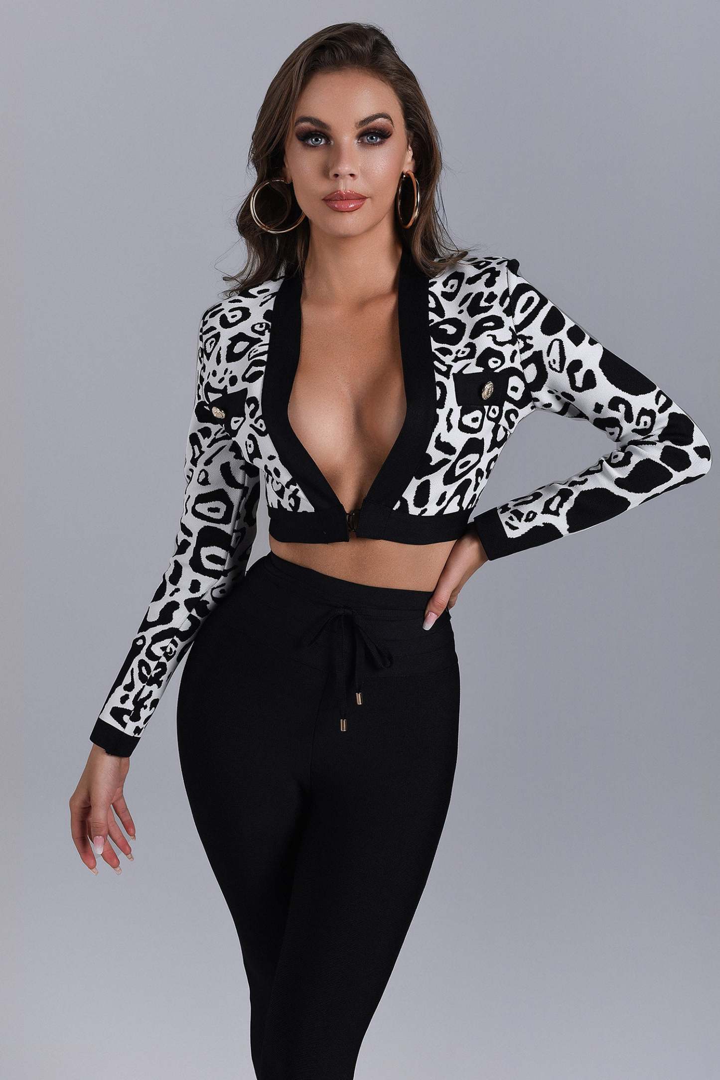 Cass Leopard Knit Top