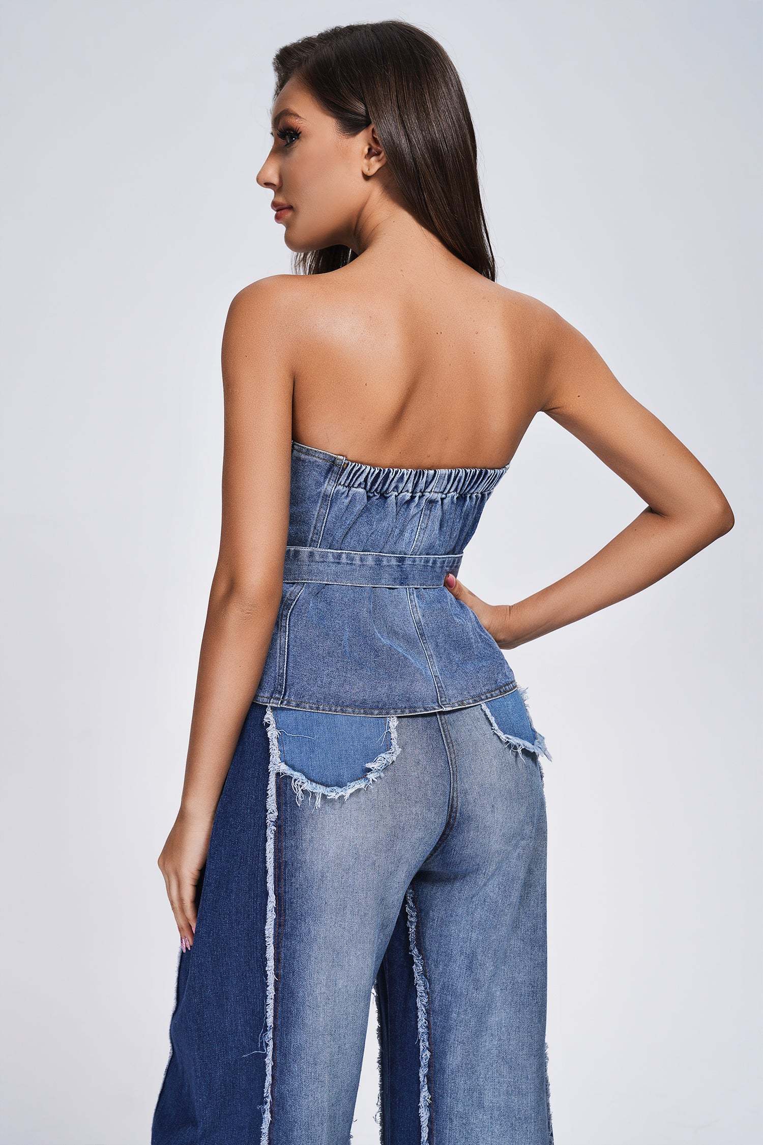 Clover Denim Top