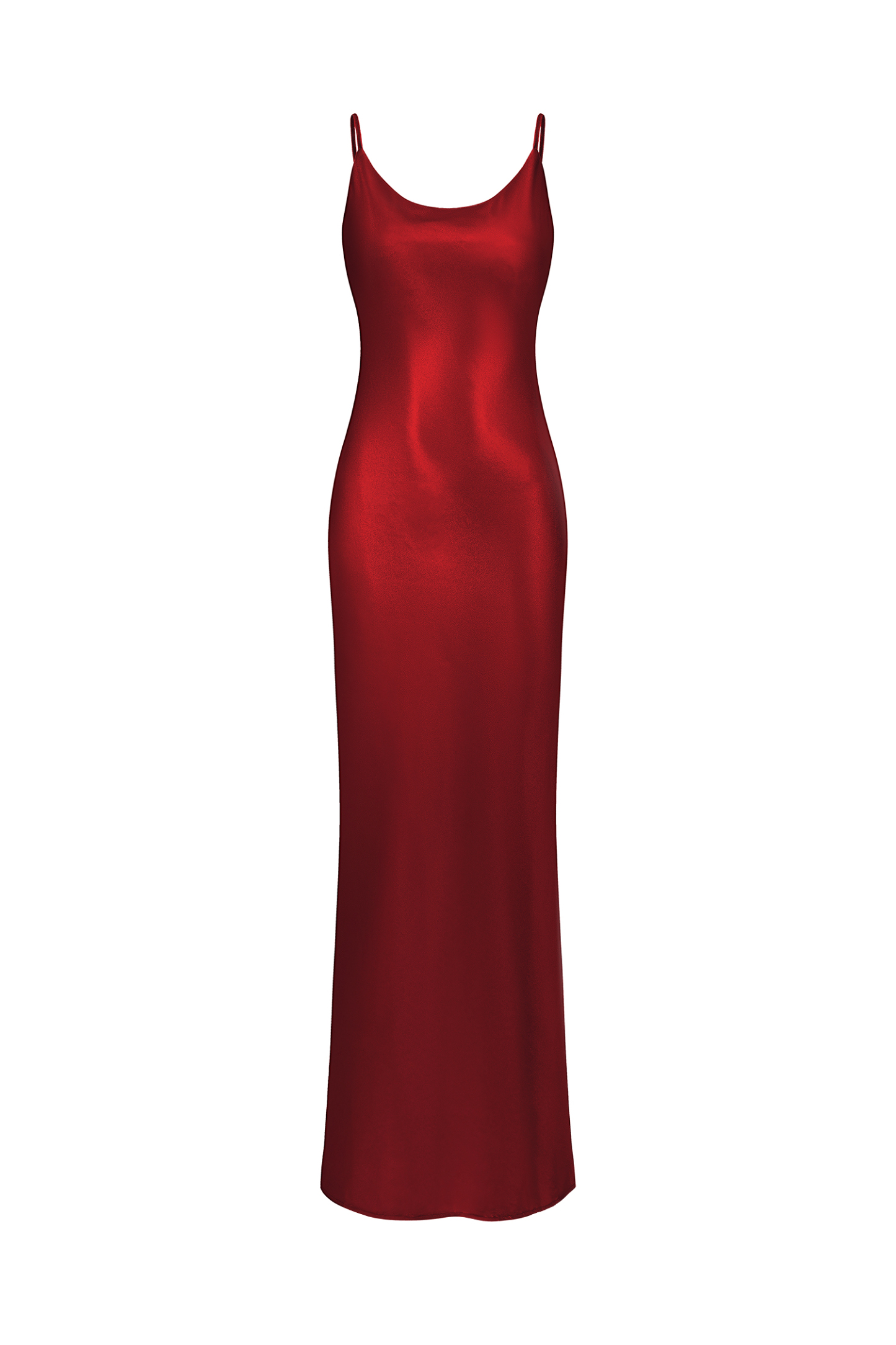Emily Metallic Wine Maxi Dress