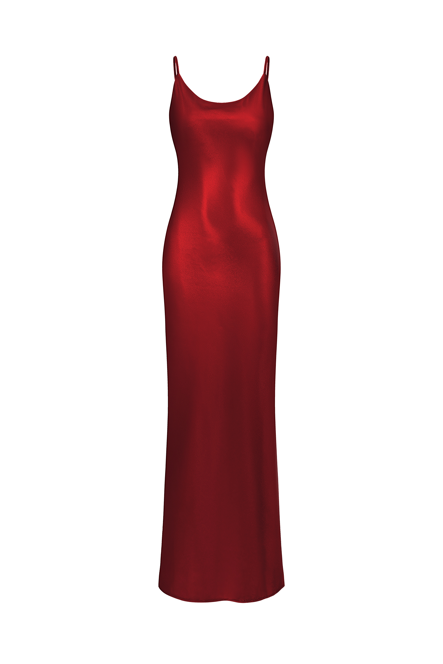 Emily Metallic Wine Maxi Dress