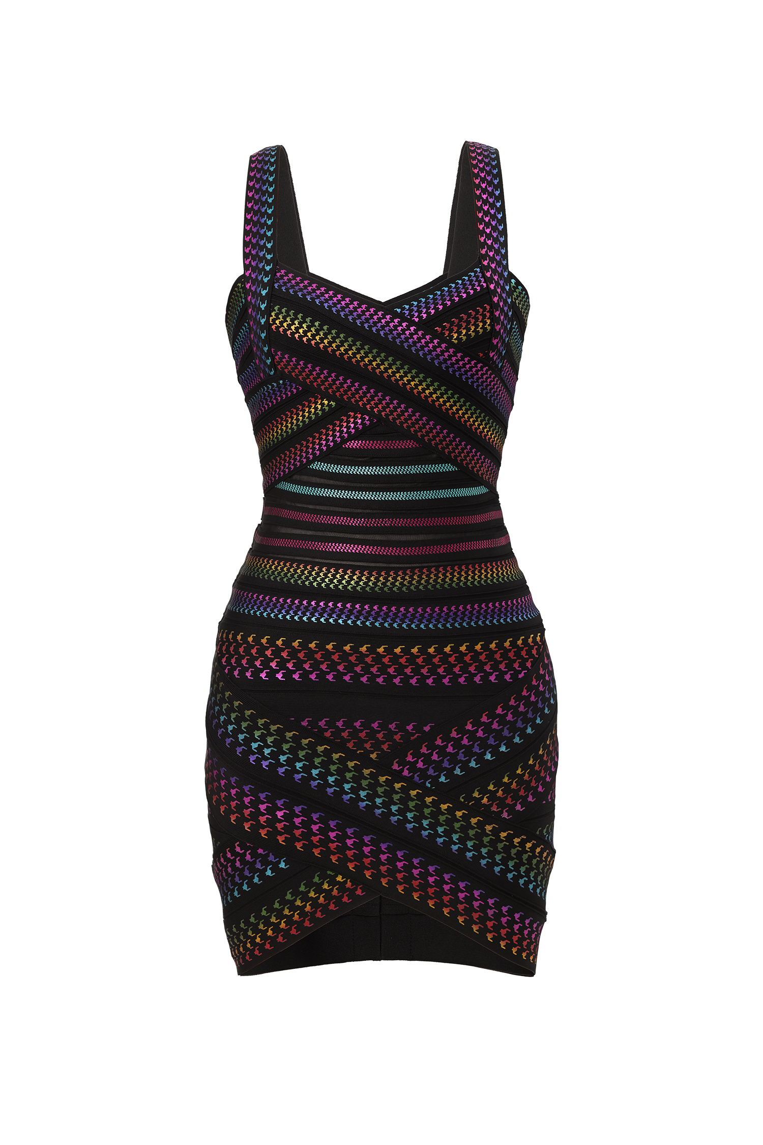 Rainbow Bandage Dress