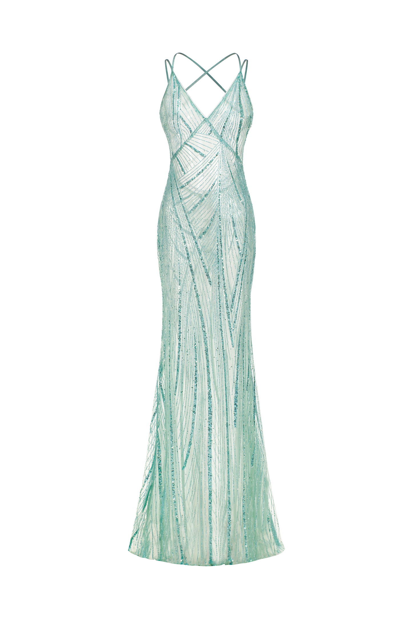 Hilia Glliter Maxi Dress
