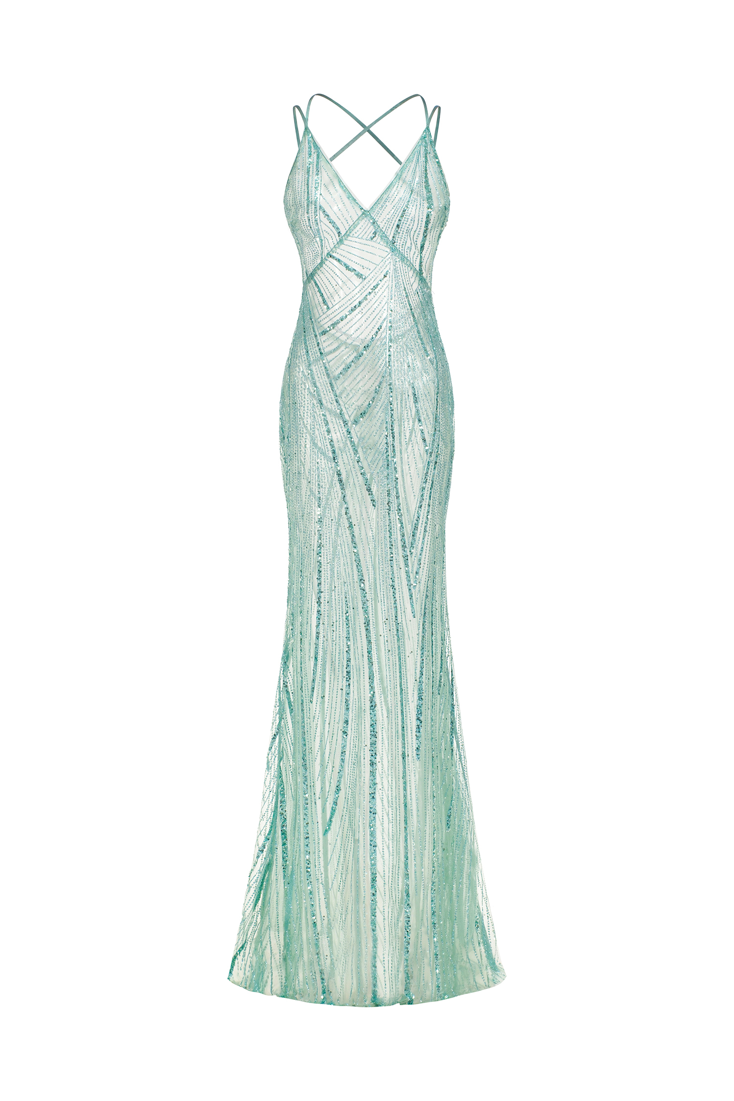 Hilia Glliter Maxi Dress