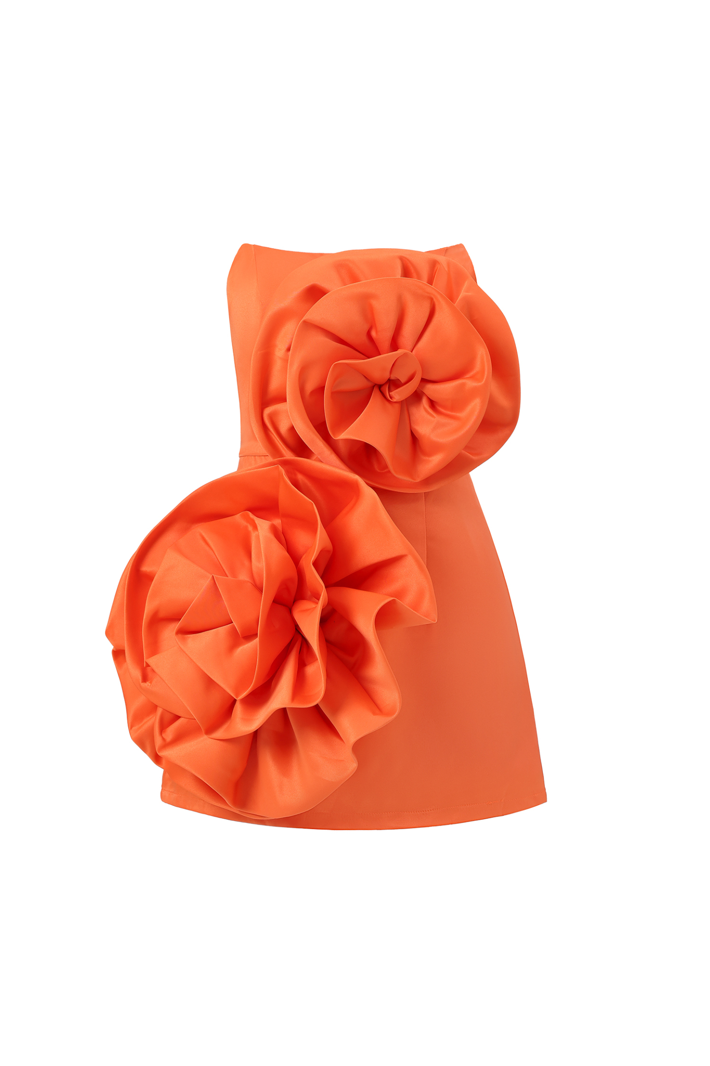 Egbert Flower Strapless Mini Dress