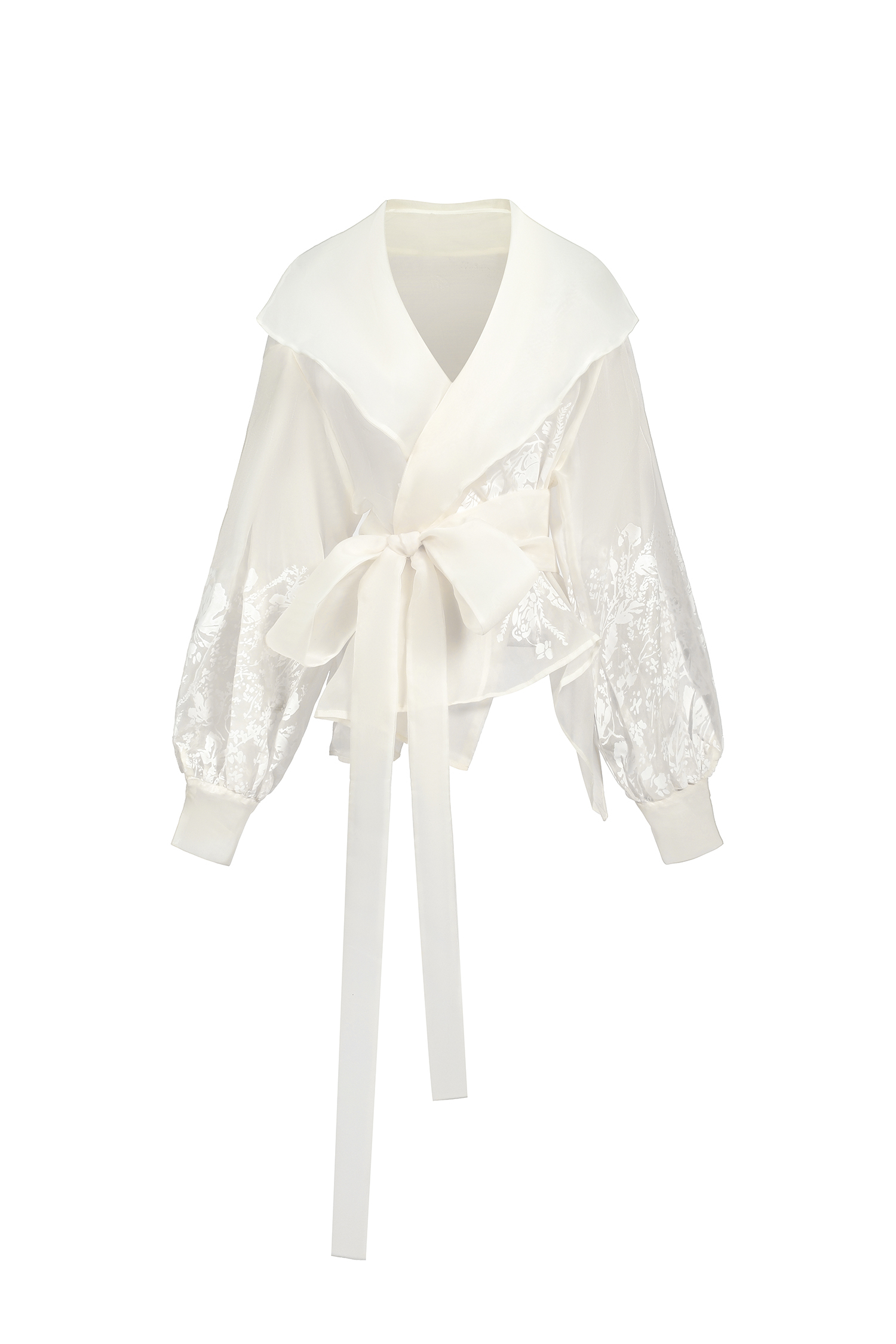 Roline Embroidery Jacket - White