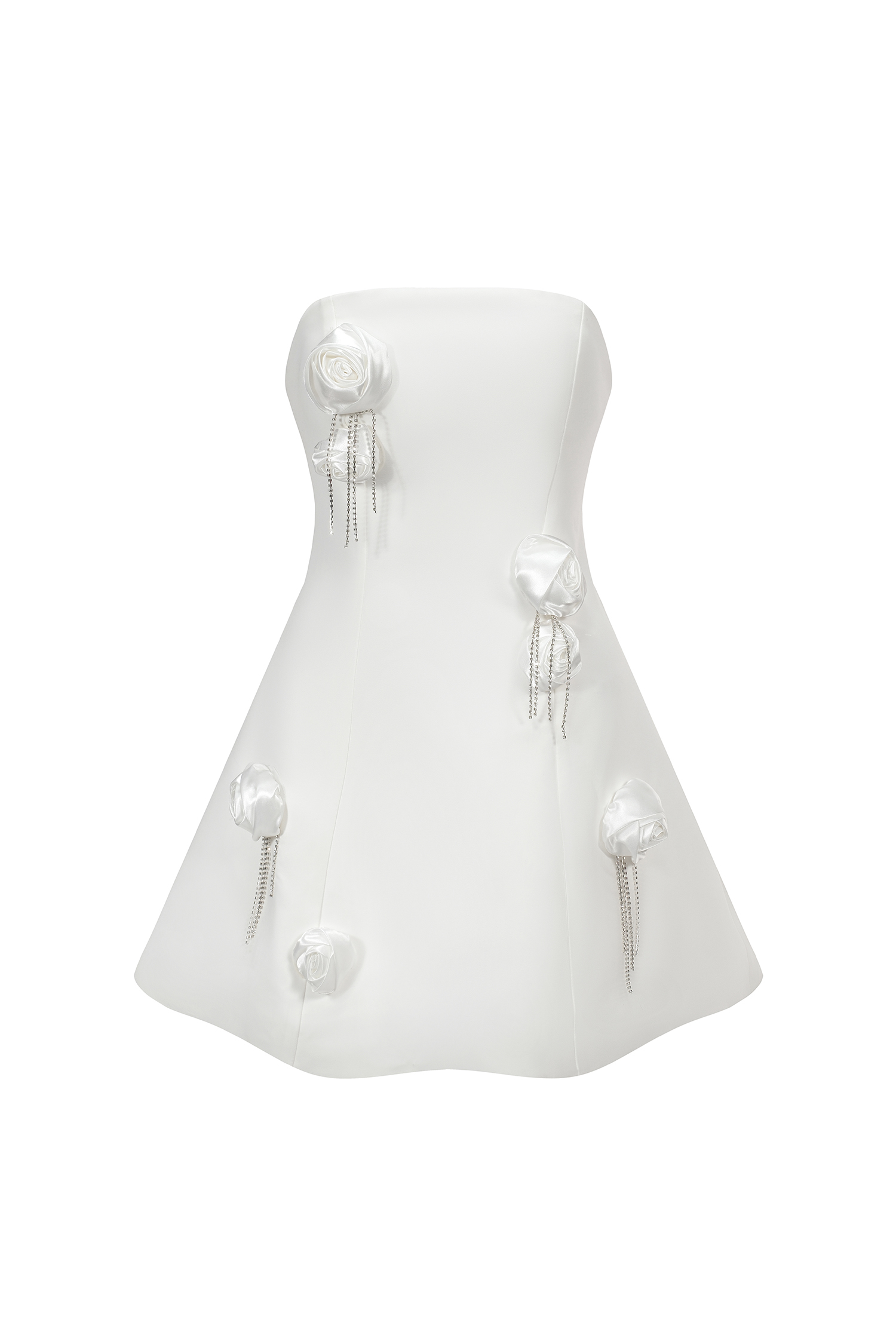 Makila Sleeveless Flowers Sequin Mini Dress
