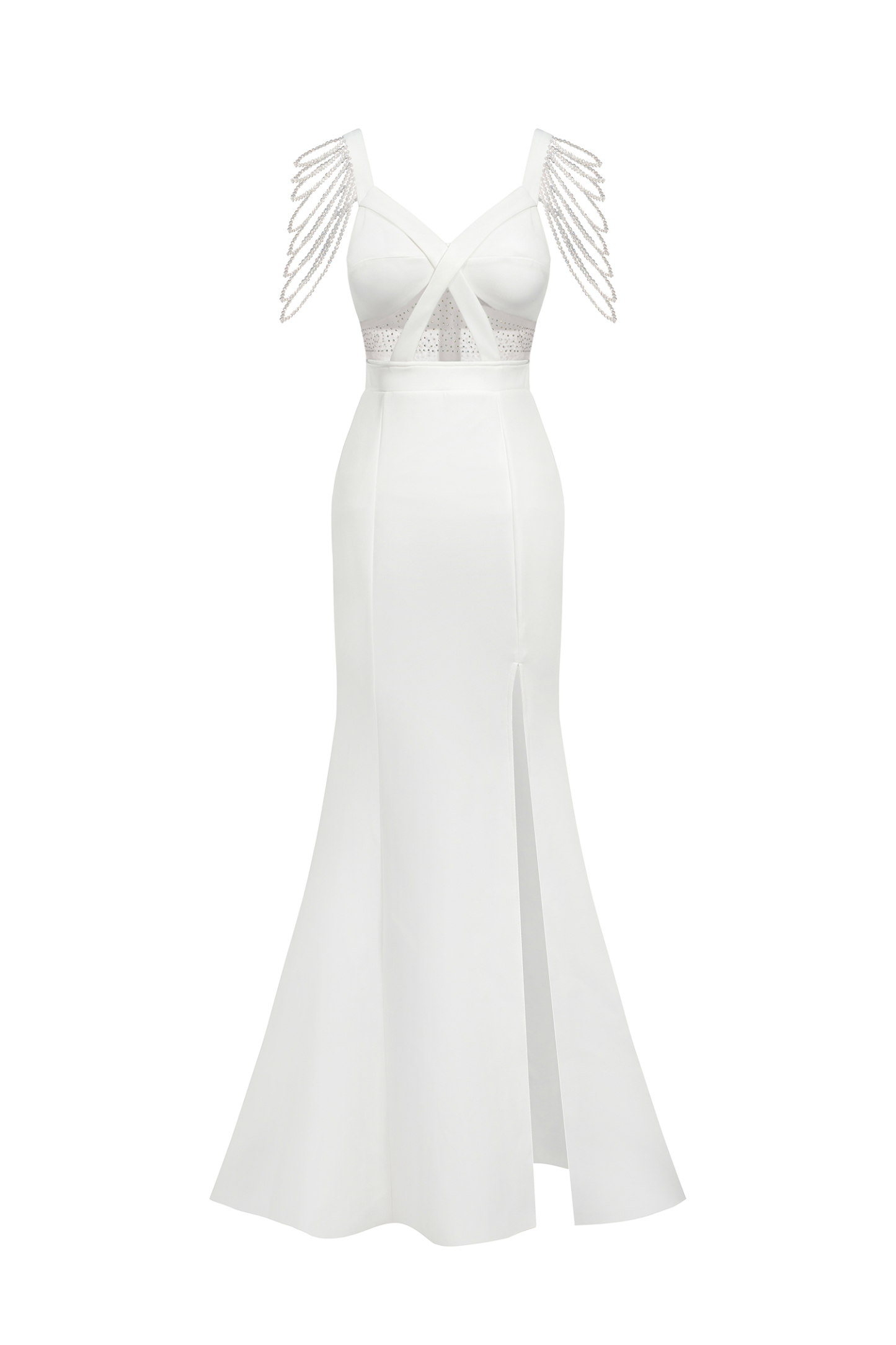 Easton Diamante Chain Cut Out Maxi Dress