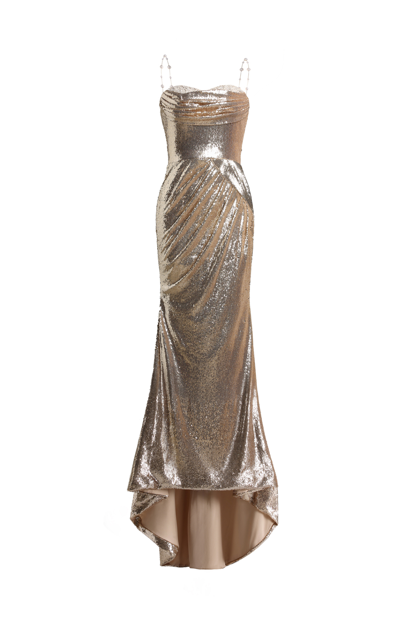 Gricely Strapless Sequin Maxi Dress