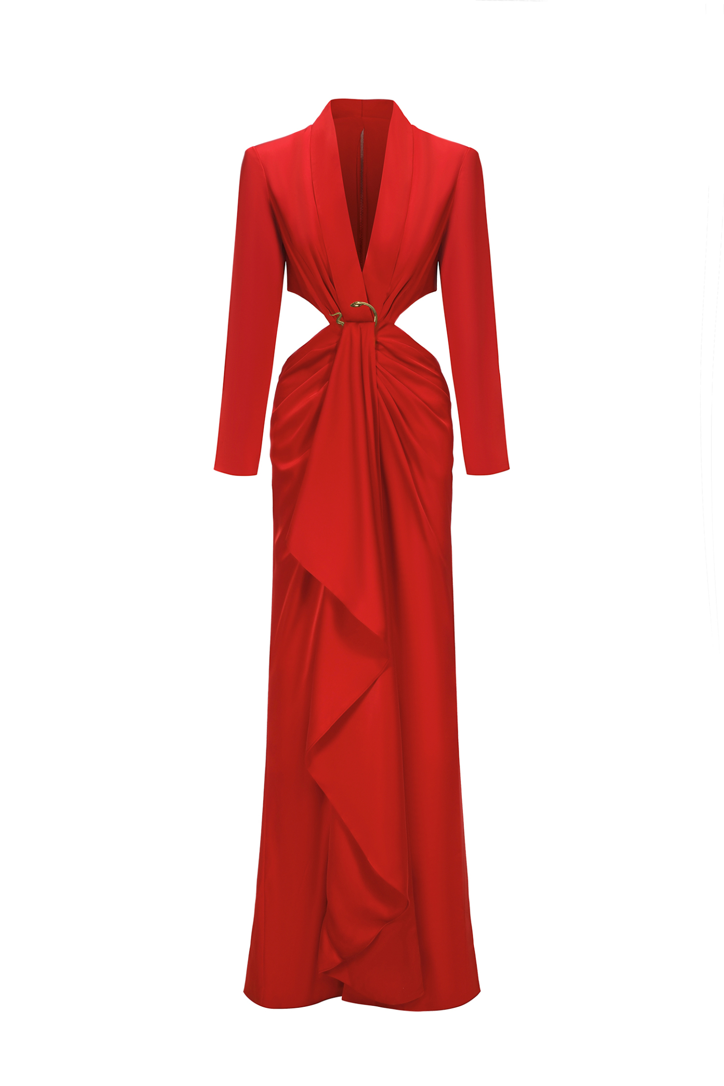 Marge Deep-V Hollow Maxi Dress