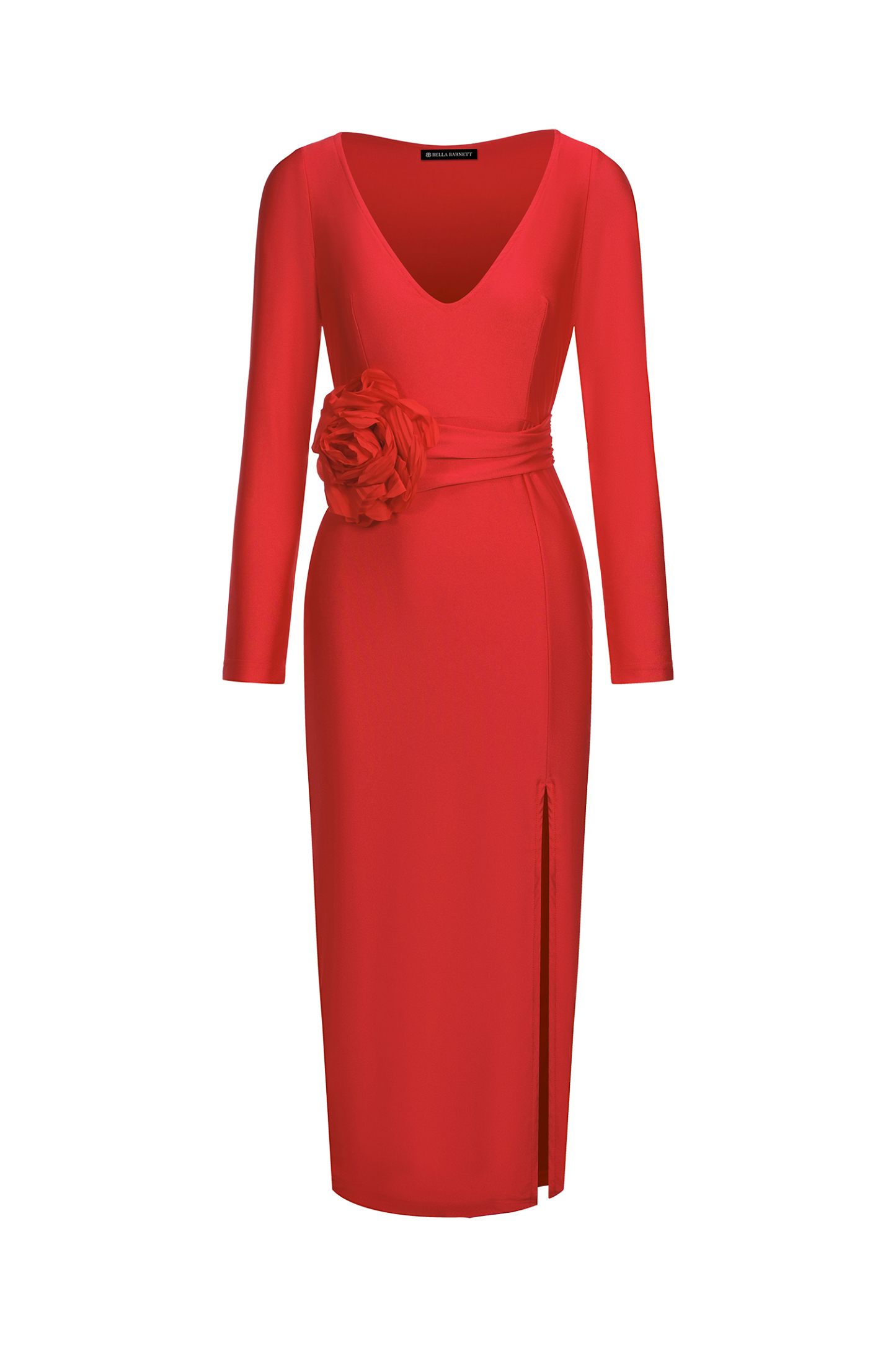 Halli V Neck Midi Dress