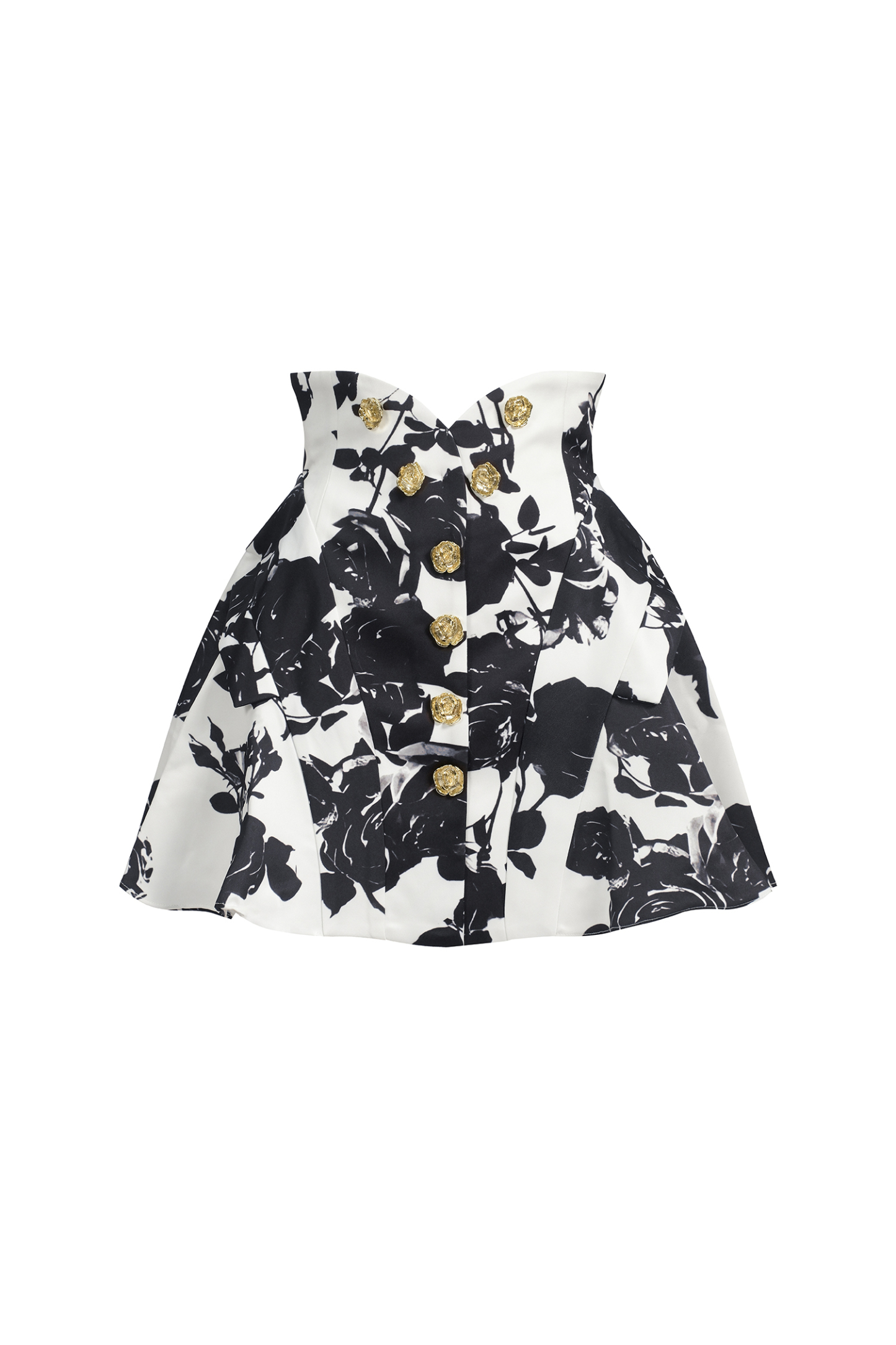 Eithne Long Sleeve Printing Mini Two-Piece Set