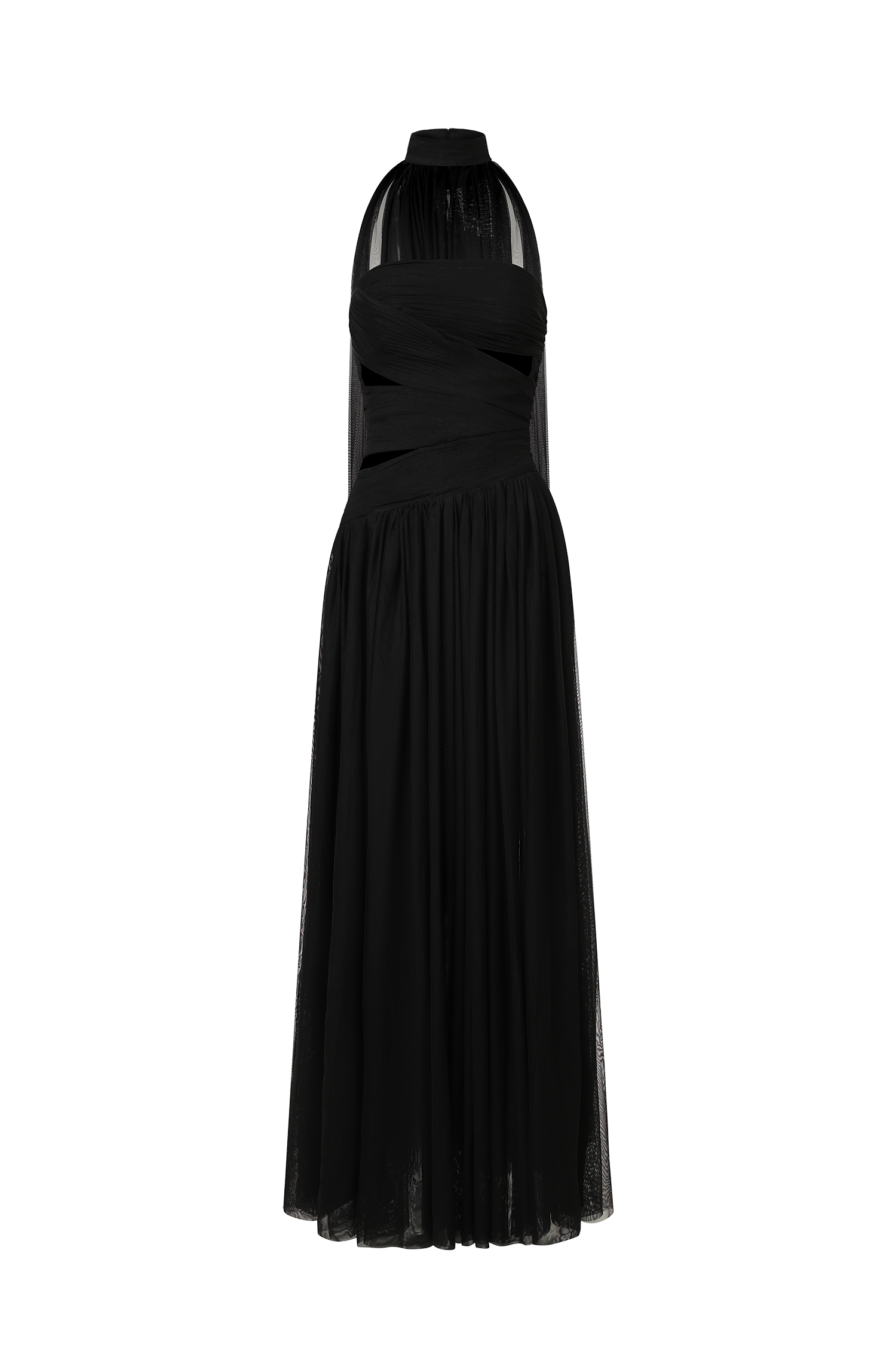 Neal Sleeveless Hollow Out Maxi Dress