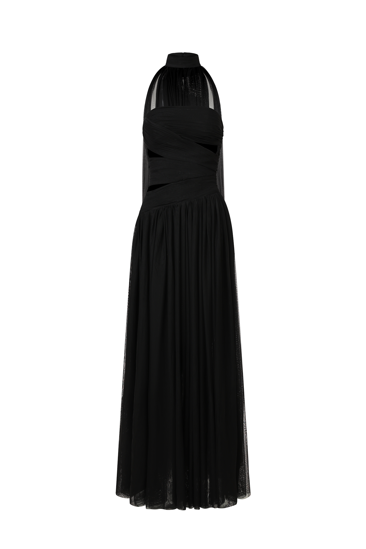 Neal Sleeveless Hollow Out Maxi Dress