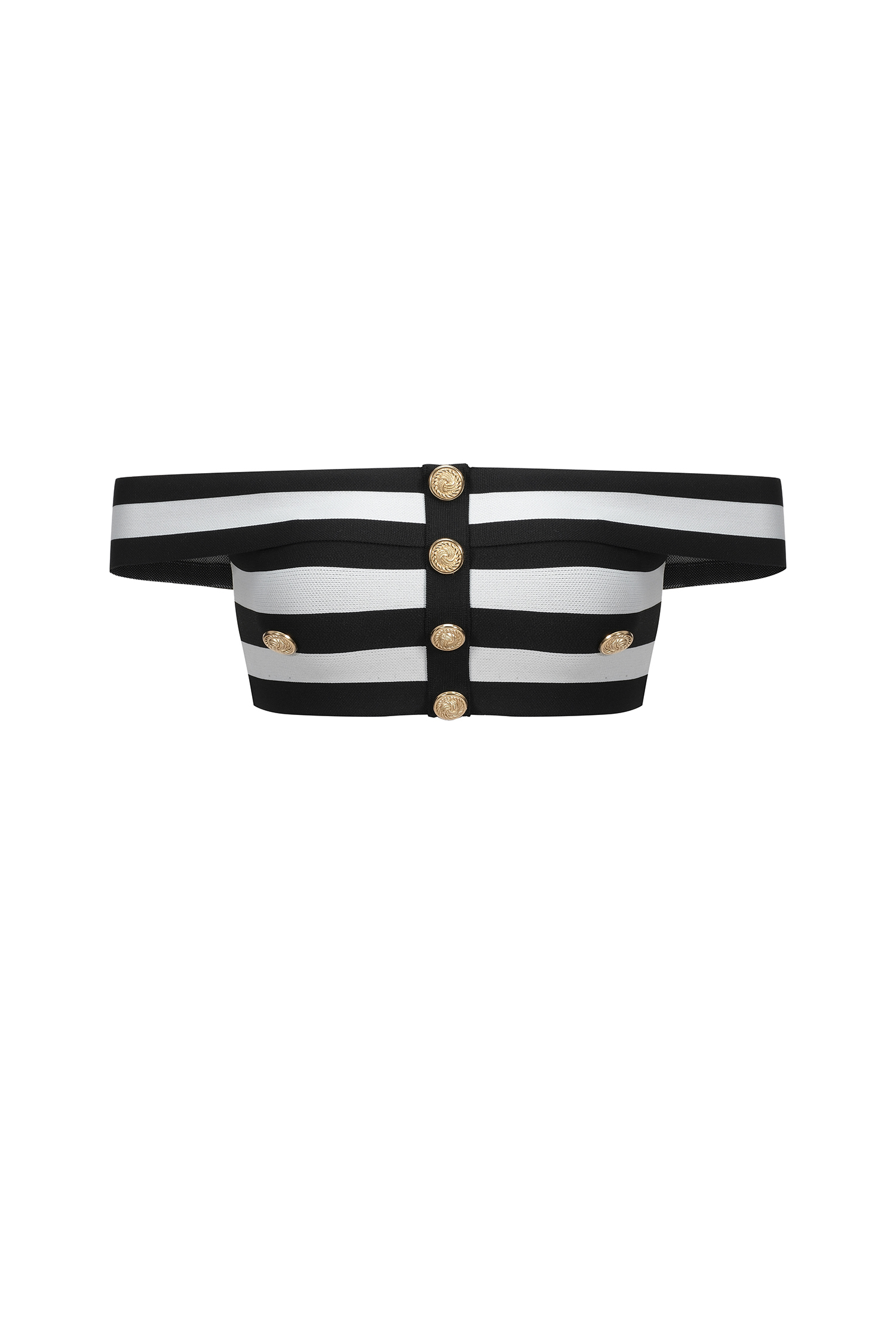 Martha Off-the-Shoulder Hollow Out Slit Bandage Midi Two-Piece Set