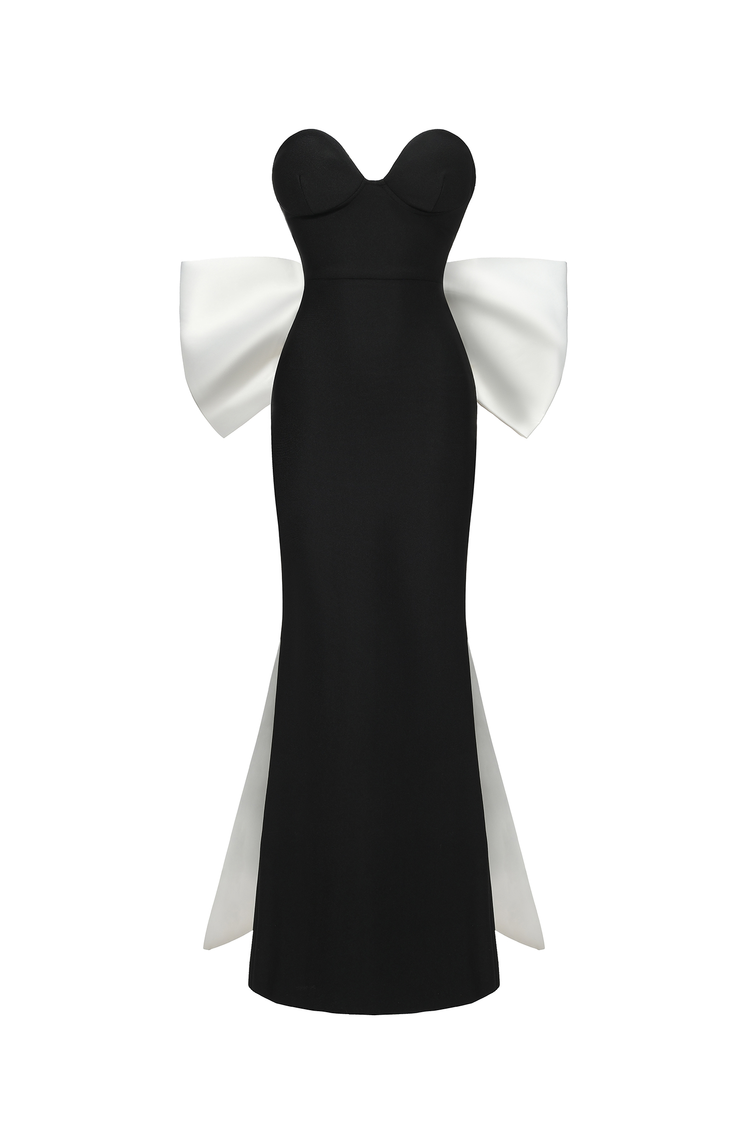 Mercy Sleeveless Bow Bandage Maxi Dress