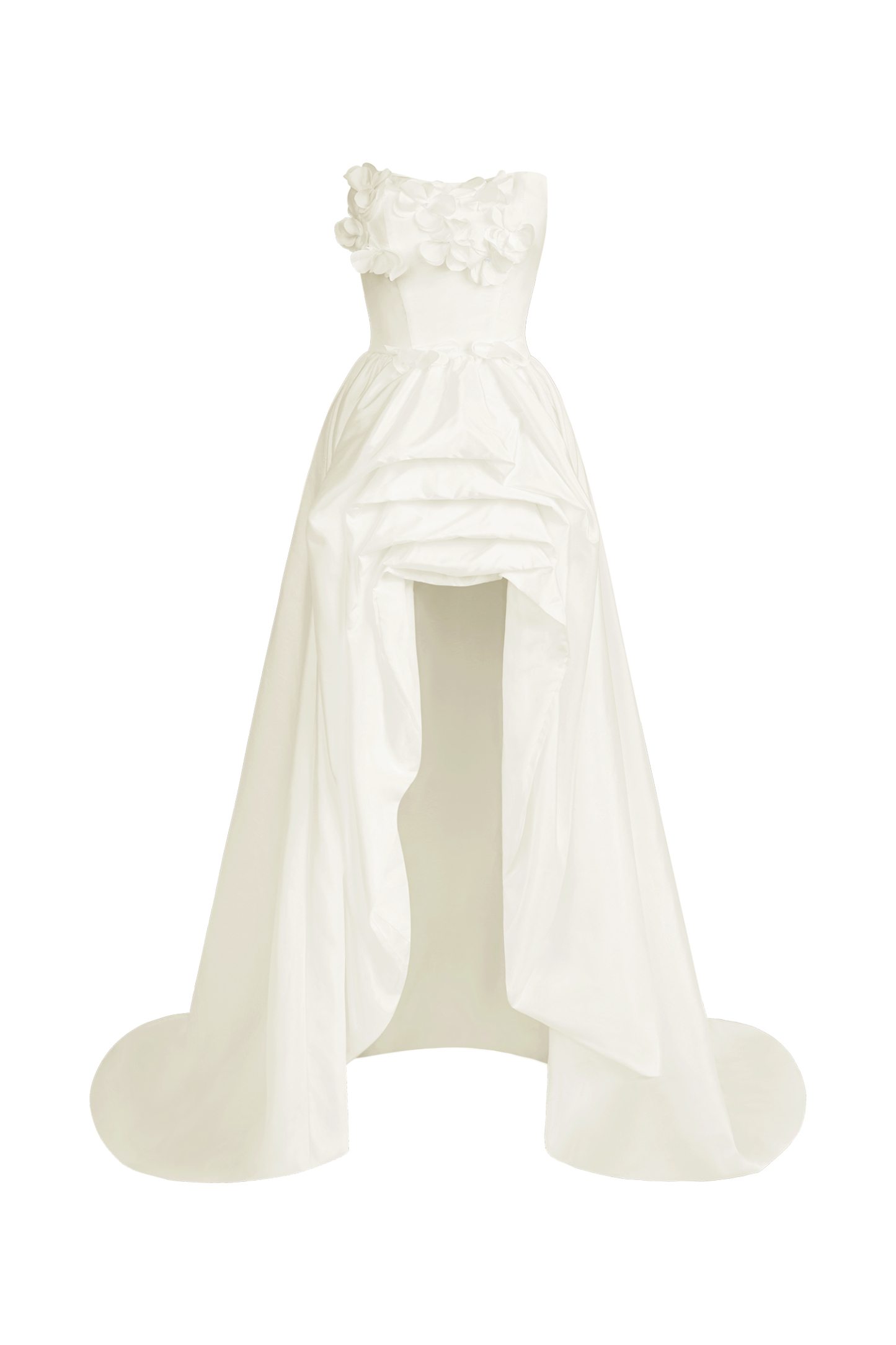 Tabitha Sleeveless Flowers Trailing Maxi Dress