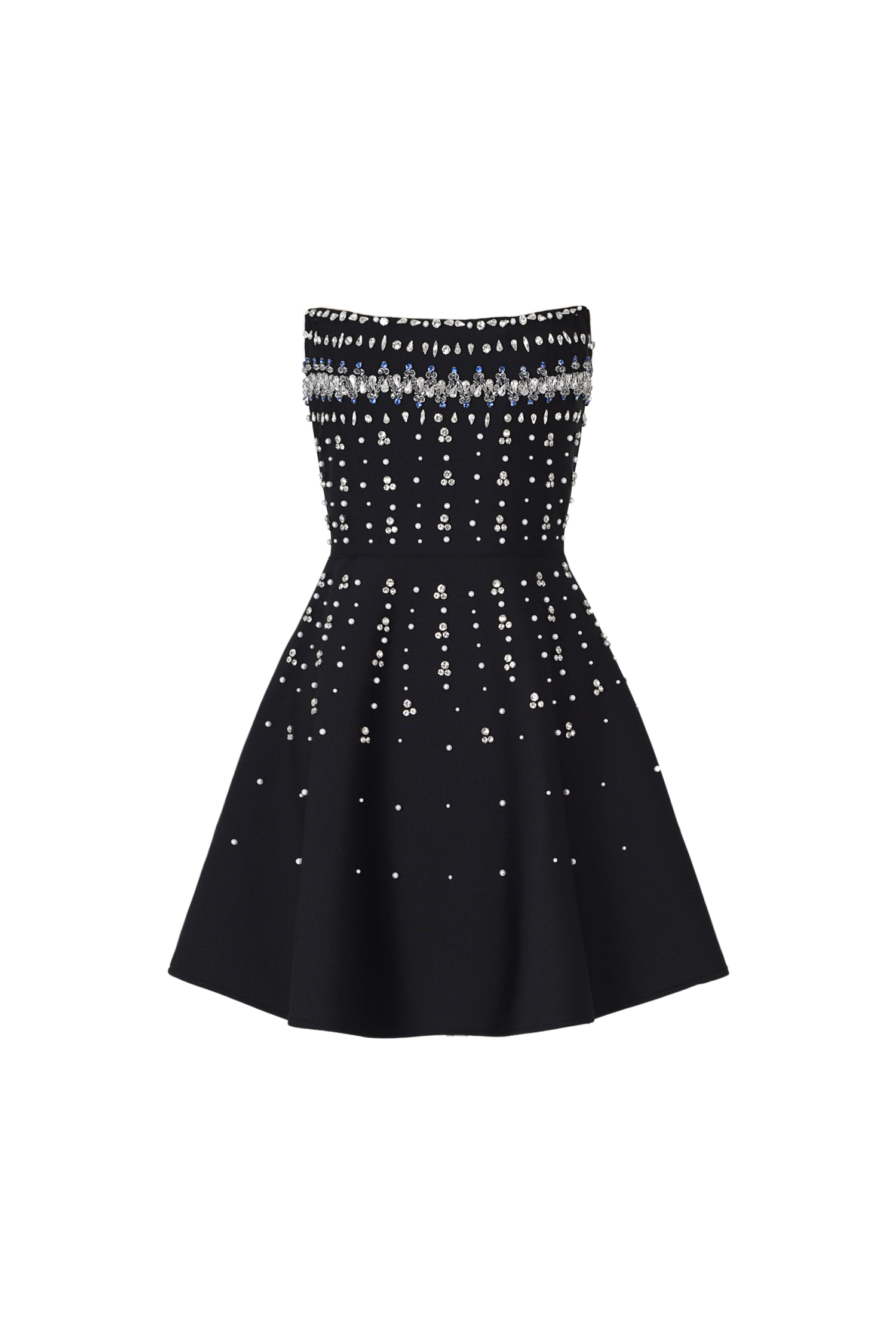 Kalic Strapless Diamond Bandage Mini Dress