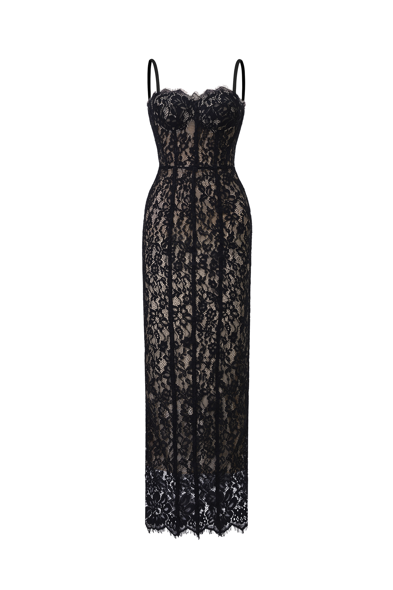 Mellies lace Sleeveless Maxi Dress