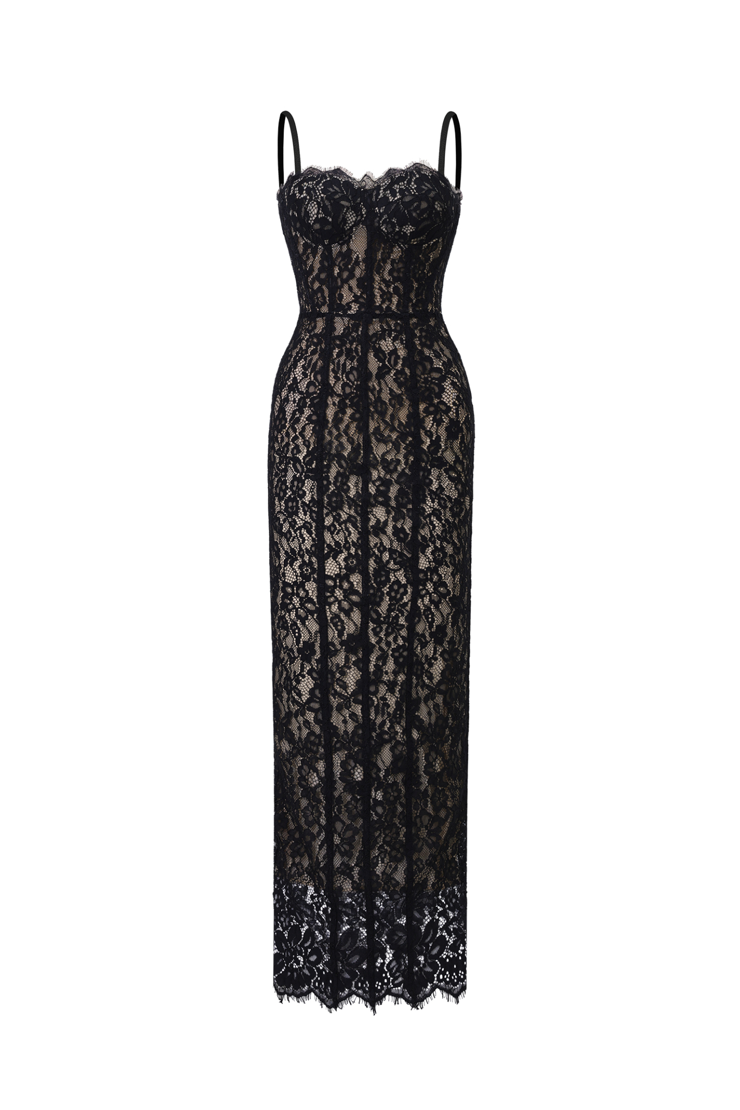 Mellies lace Sleeveless Maxi Dress