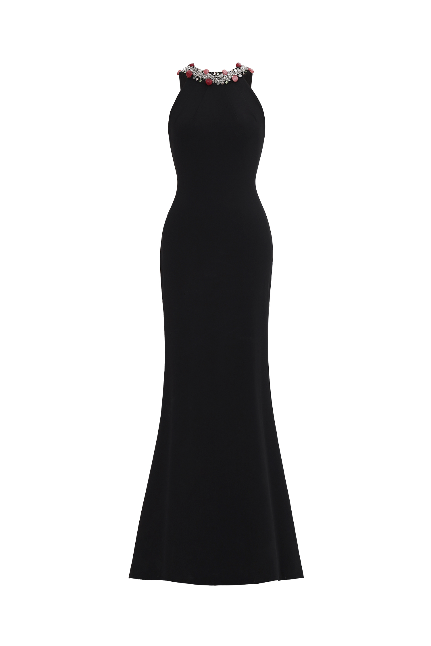 Hedar Sleeveless Backless Sequins Maxi Dress