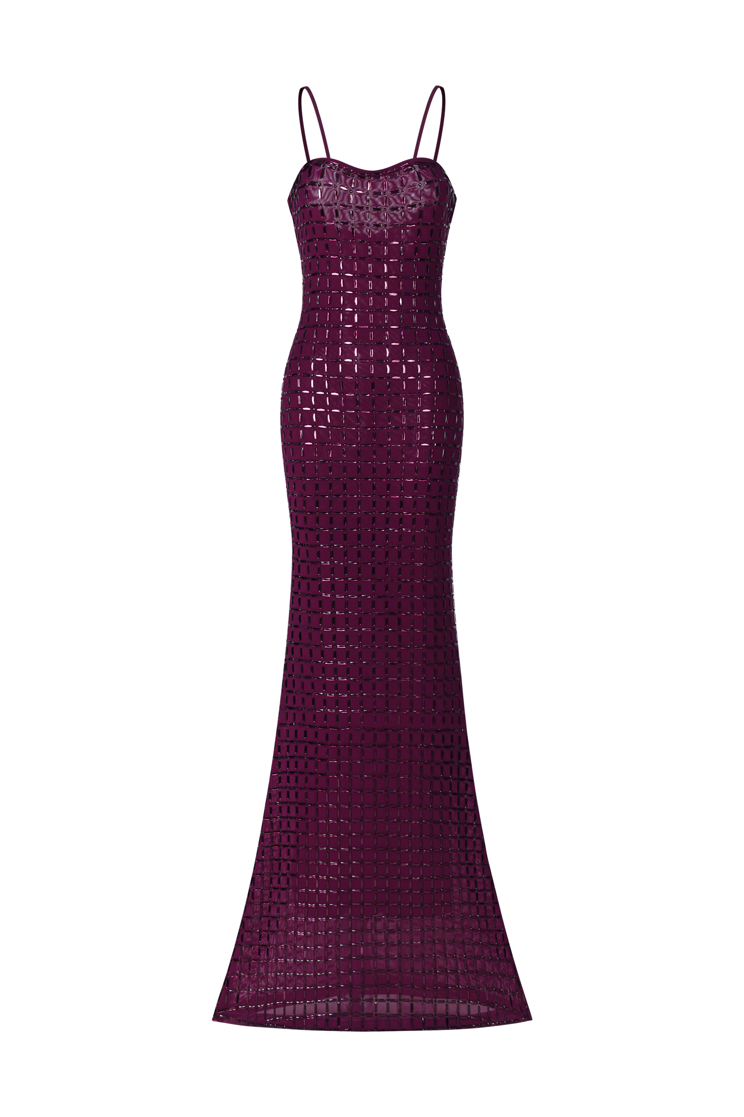 Zavala Sleeveless Diamond Maxi Dress