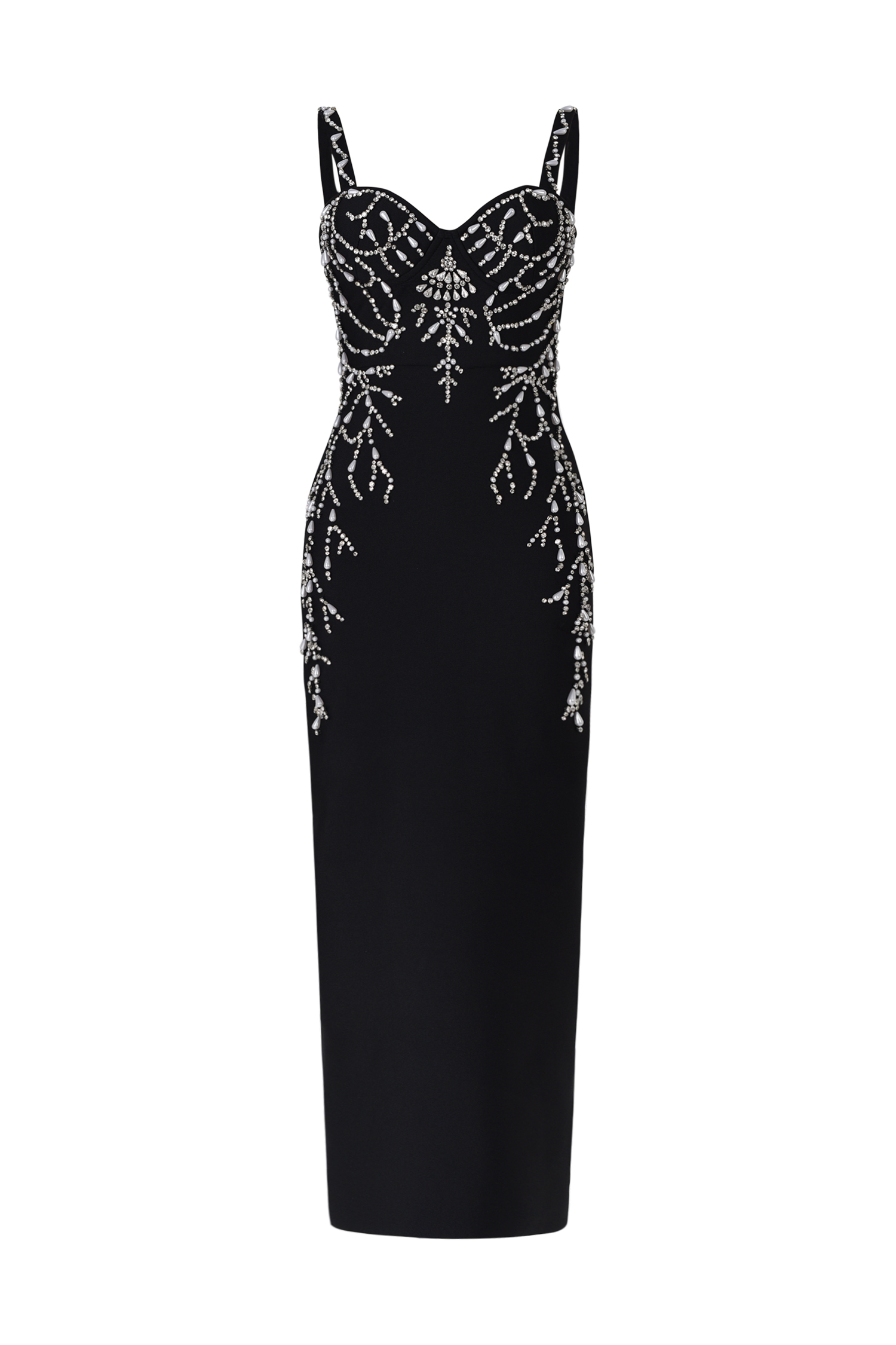 Juyce Sleeveless Diamond Bandage Maxi Dress