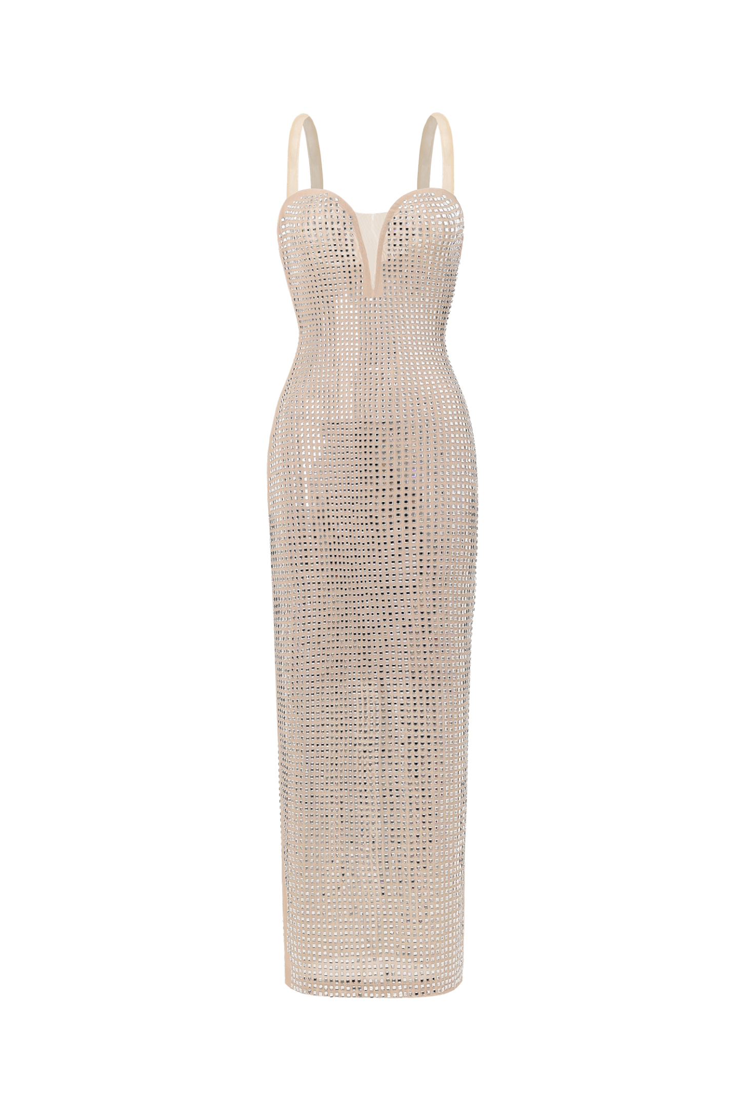 Logan Sleeveless Diamond Midi Dress