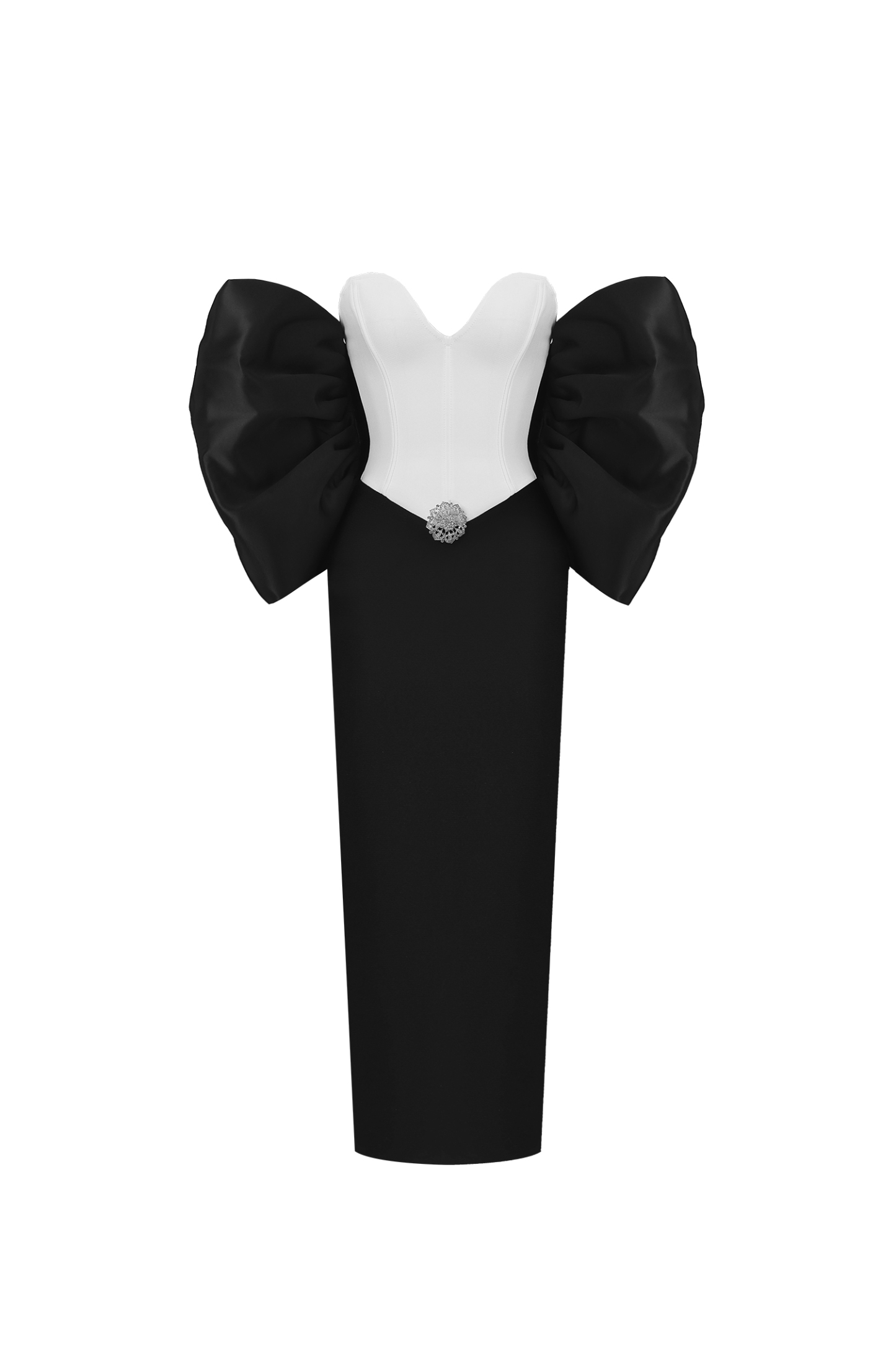 Fabiola Sleeveless Bow Bandage Maxi Dress