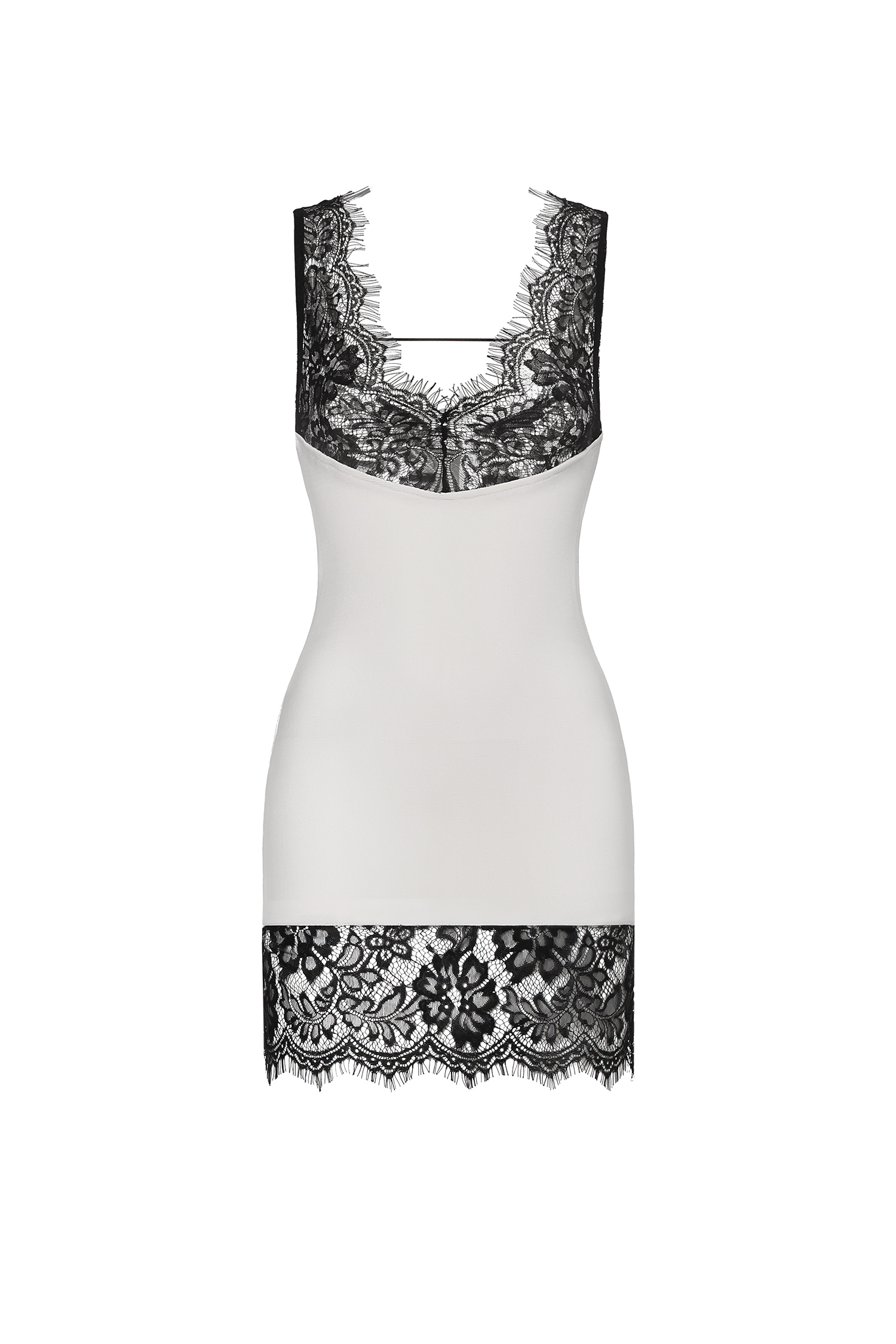 Vocca V-Neck Lace Mini Dress