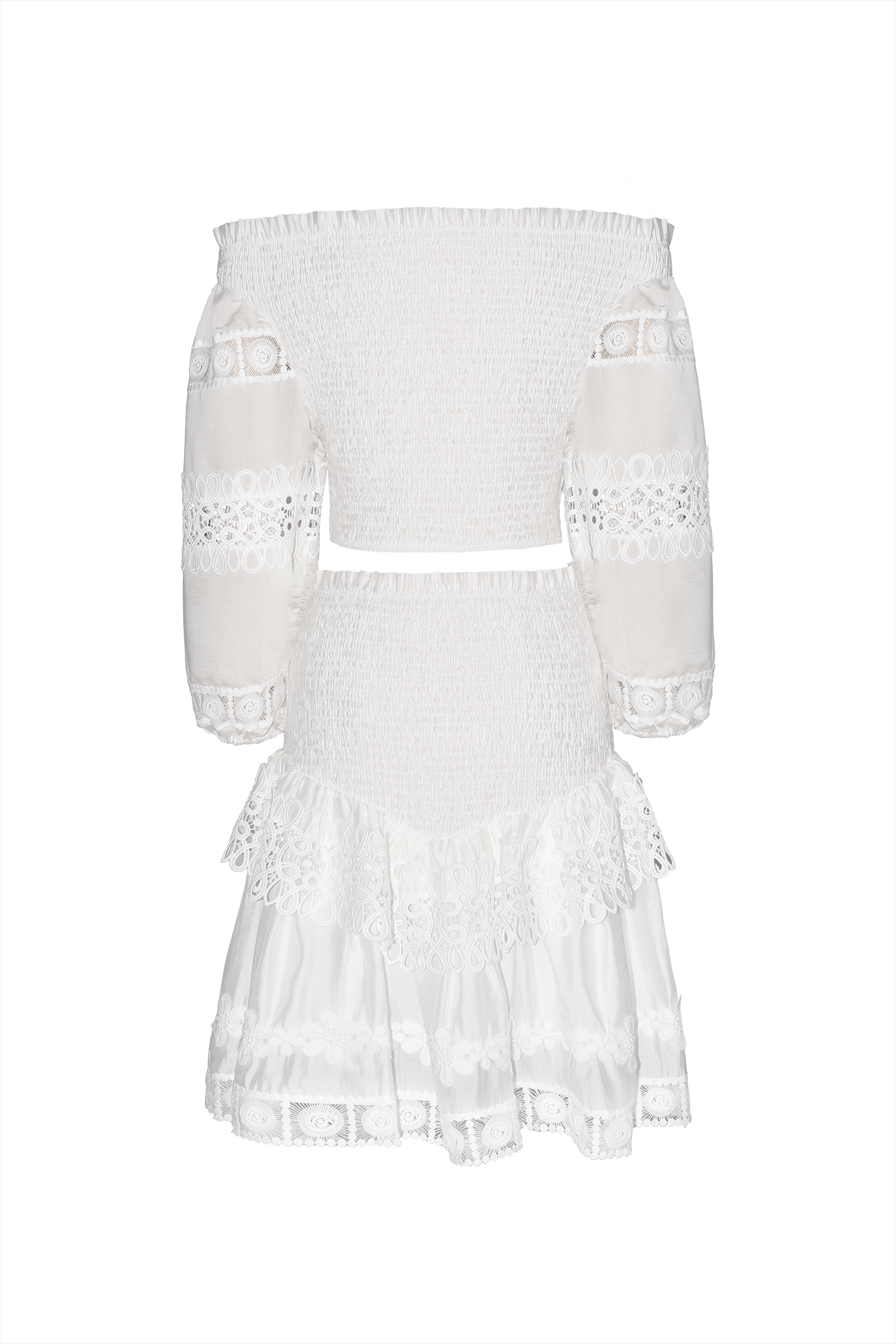 Zavan Off Shoulder Lace Set