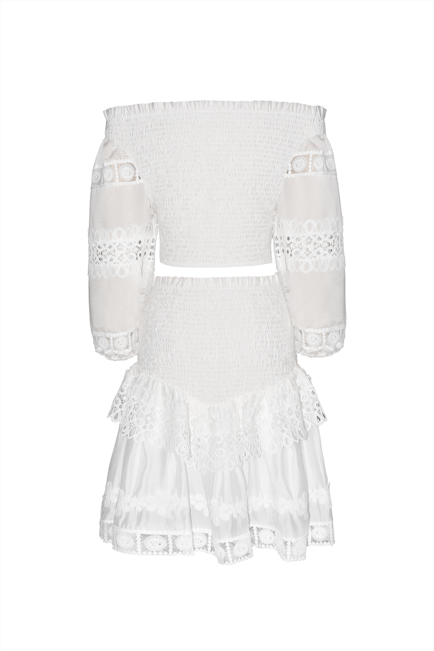 Zavan Off Shoulder Lace Set
