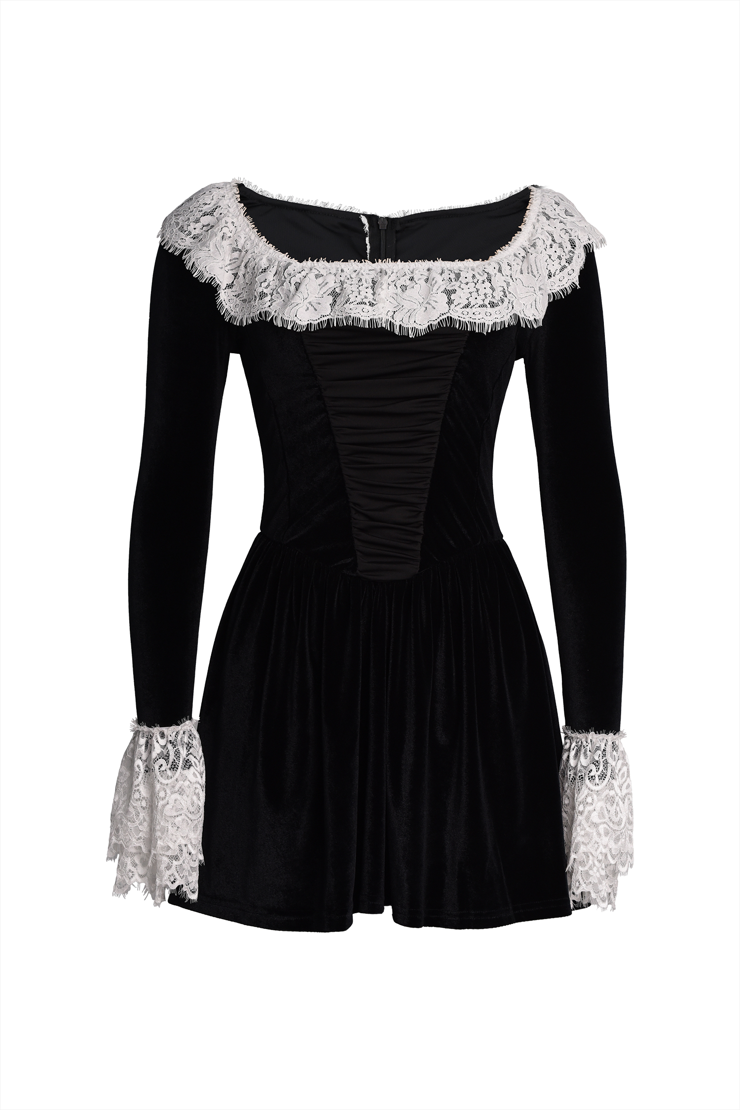 Deirdre Long Sleeve Lace Mini Dress