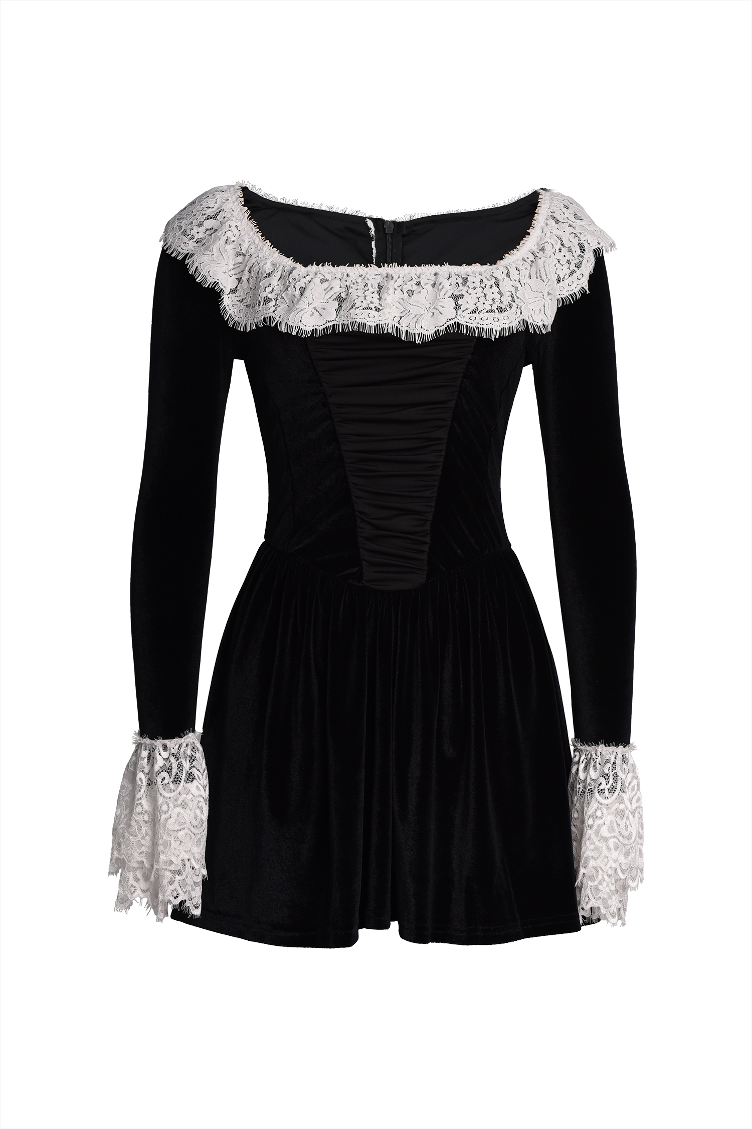 Deirdre Long Sleeve Lace Mini Dress