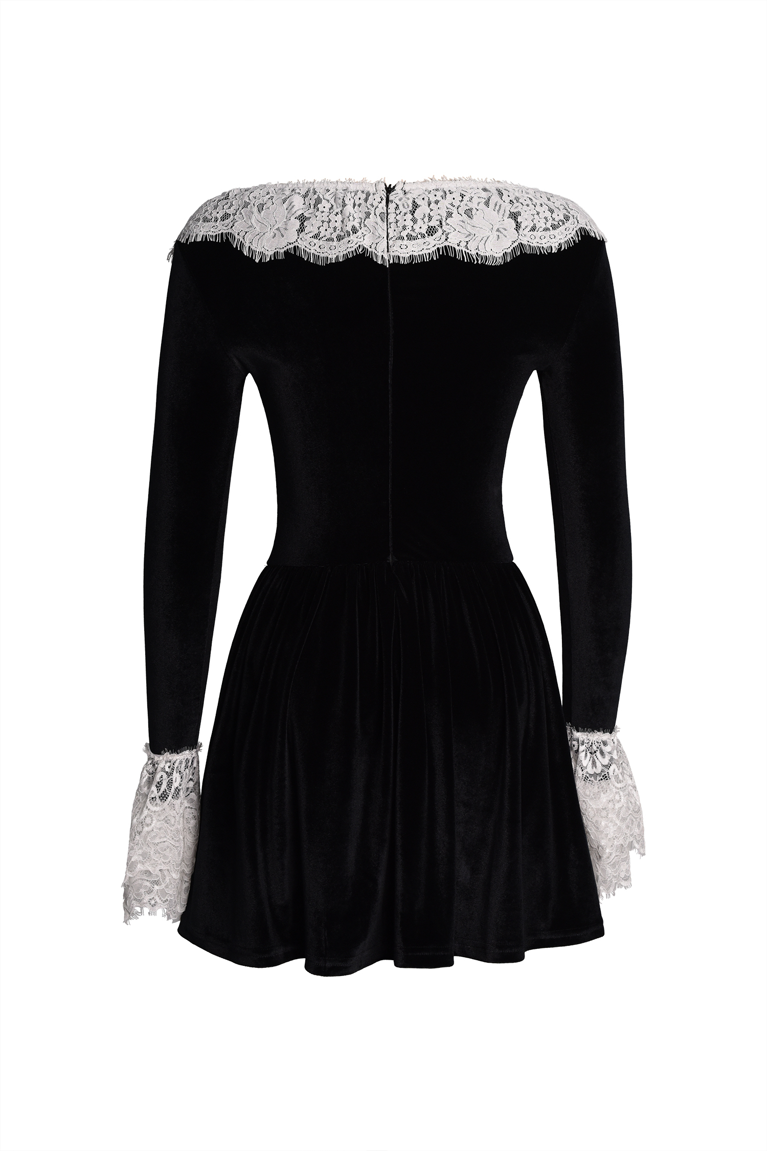 Deirdre Long Sleeve Lace Mini Dress