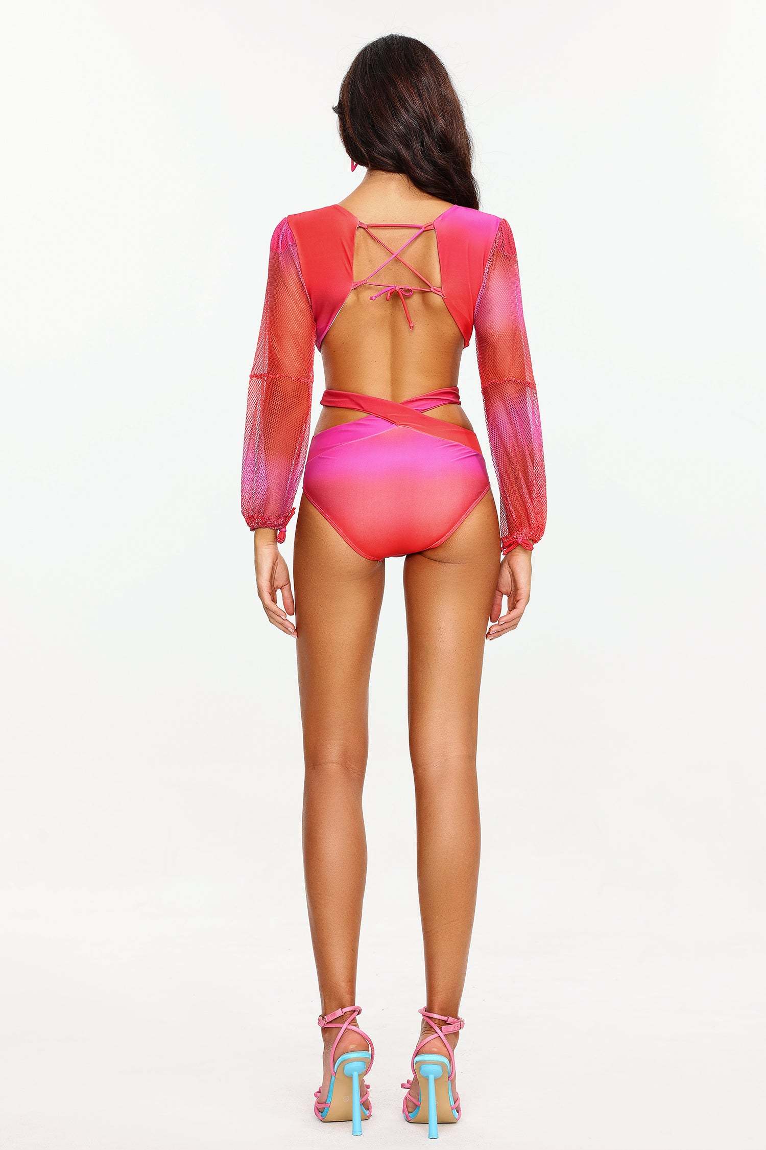 Emma Gradient Cut Out Swimsuit