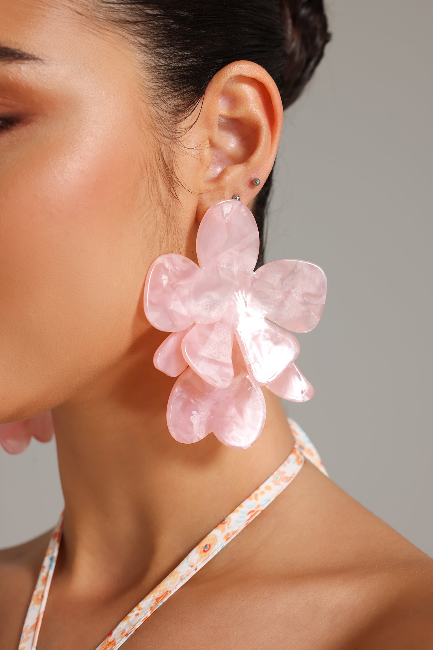 Enn Double Flowers Earrings