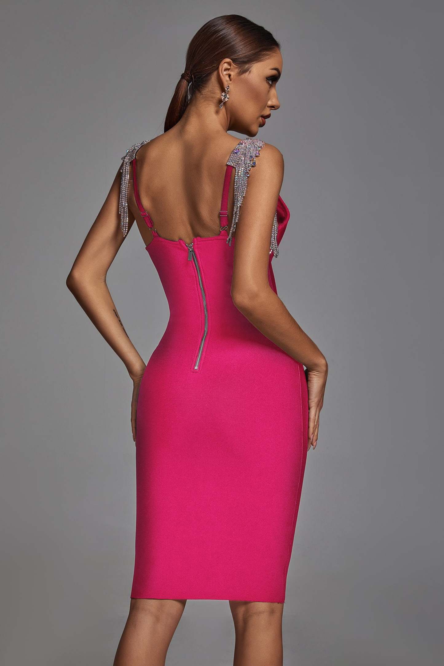 Fantasya Bandage Dress - Pink