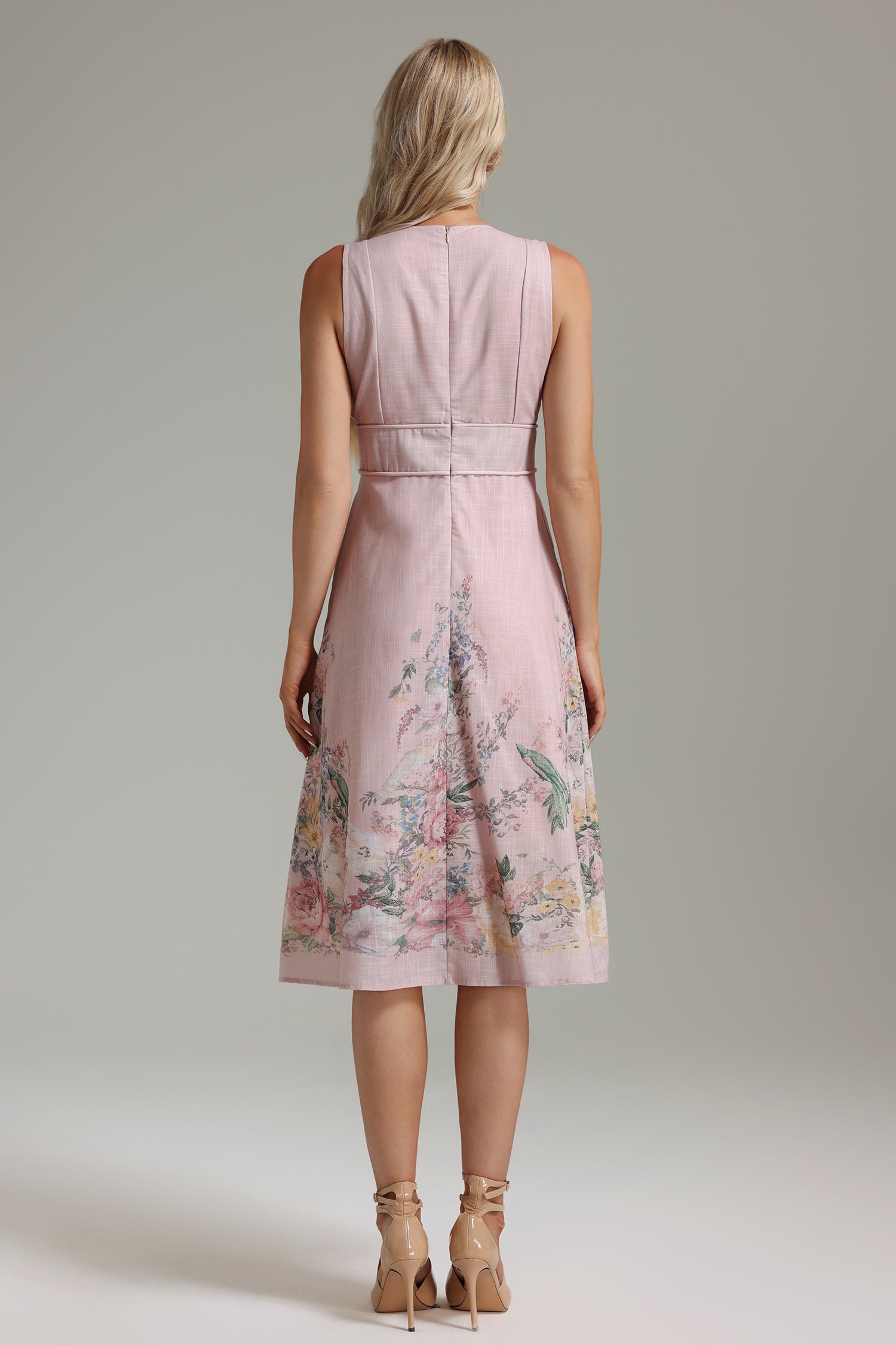 Hatice Plunge Midi Dress