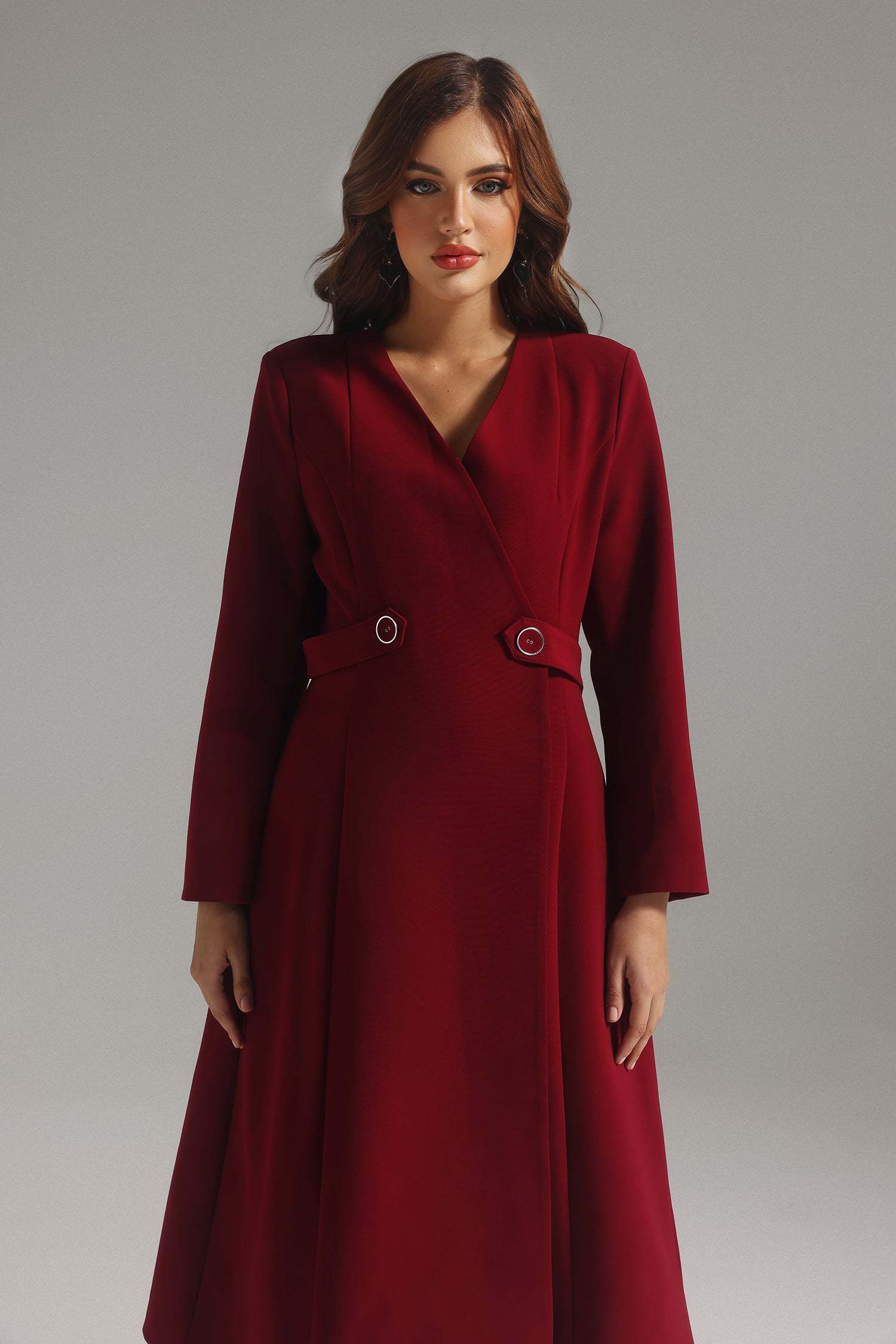 Hazel V Neck Commuter Dress