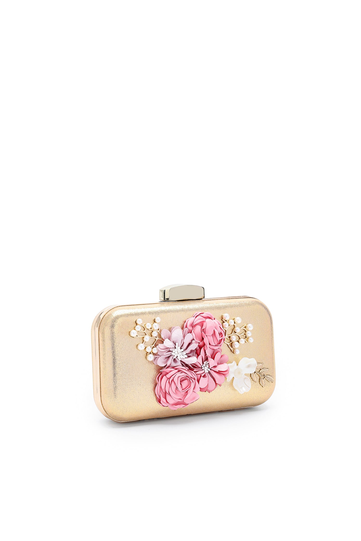 Hester Flower Pearls Clutch