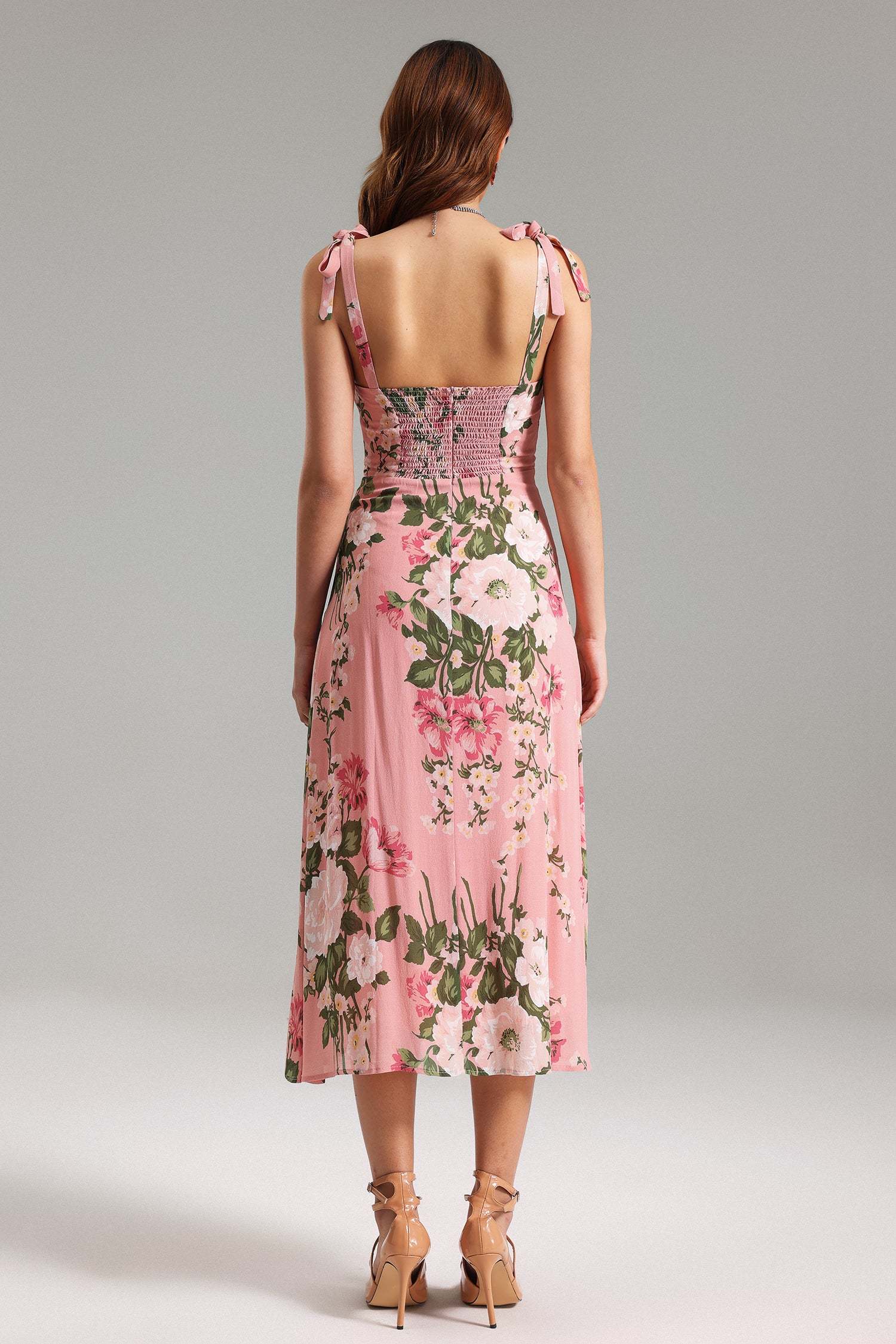 Jayne Floral Printed Midi Dress