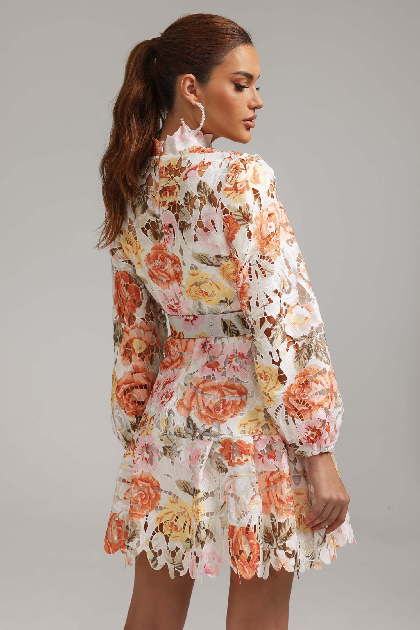 Jenny Printed Cutout Mini Dress