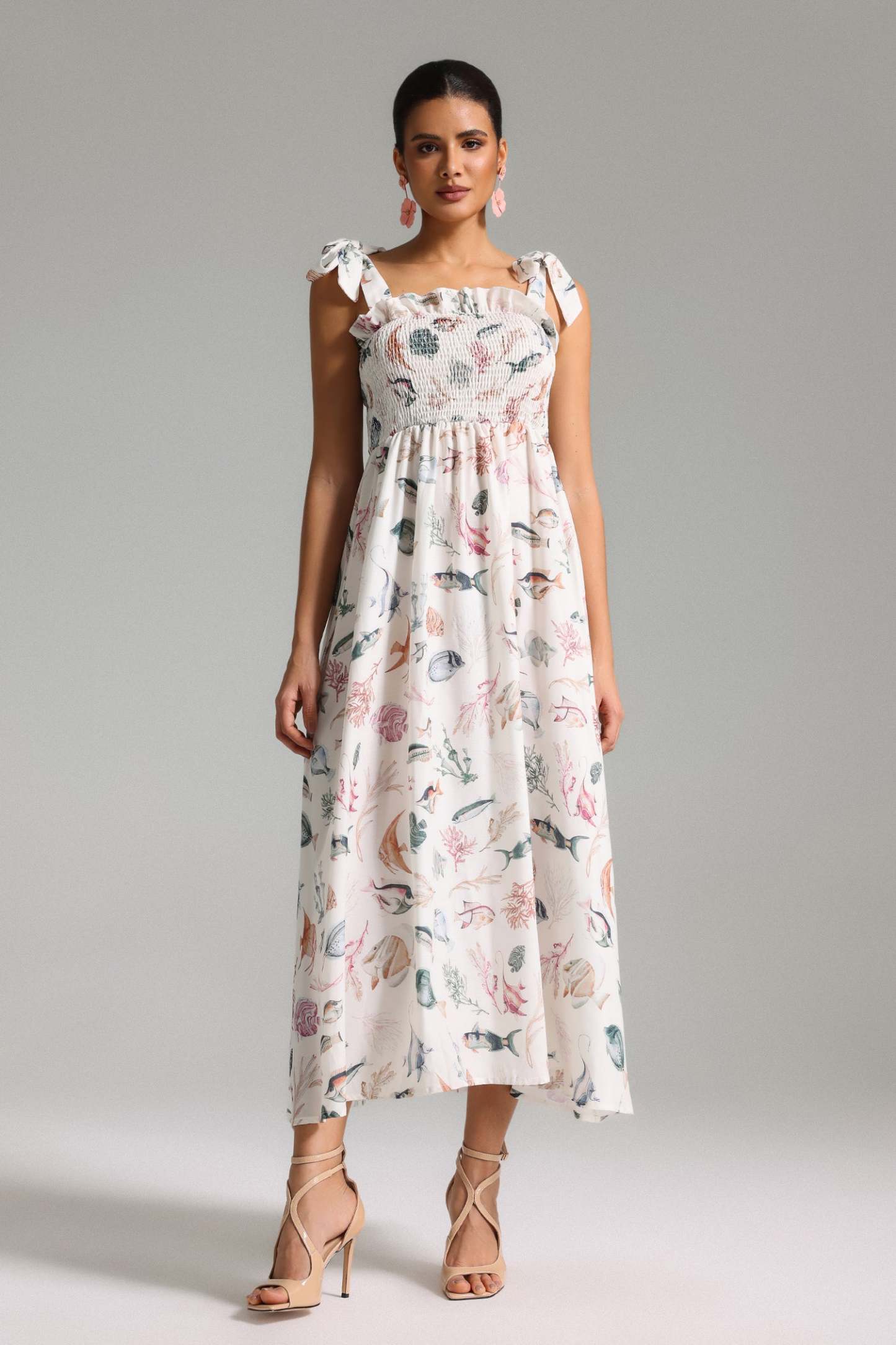 Jouy Halter Printed Maxi Dress