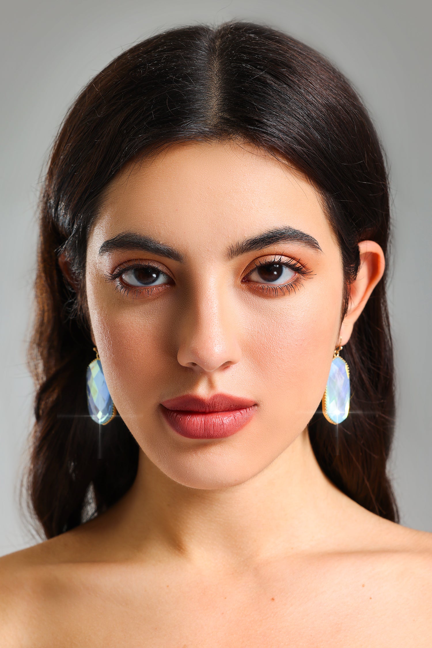 Kerta Diamond Earrings - Blue