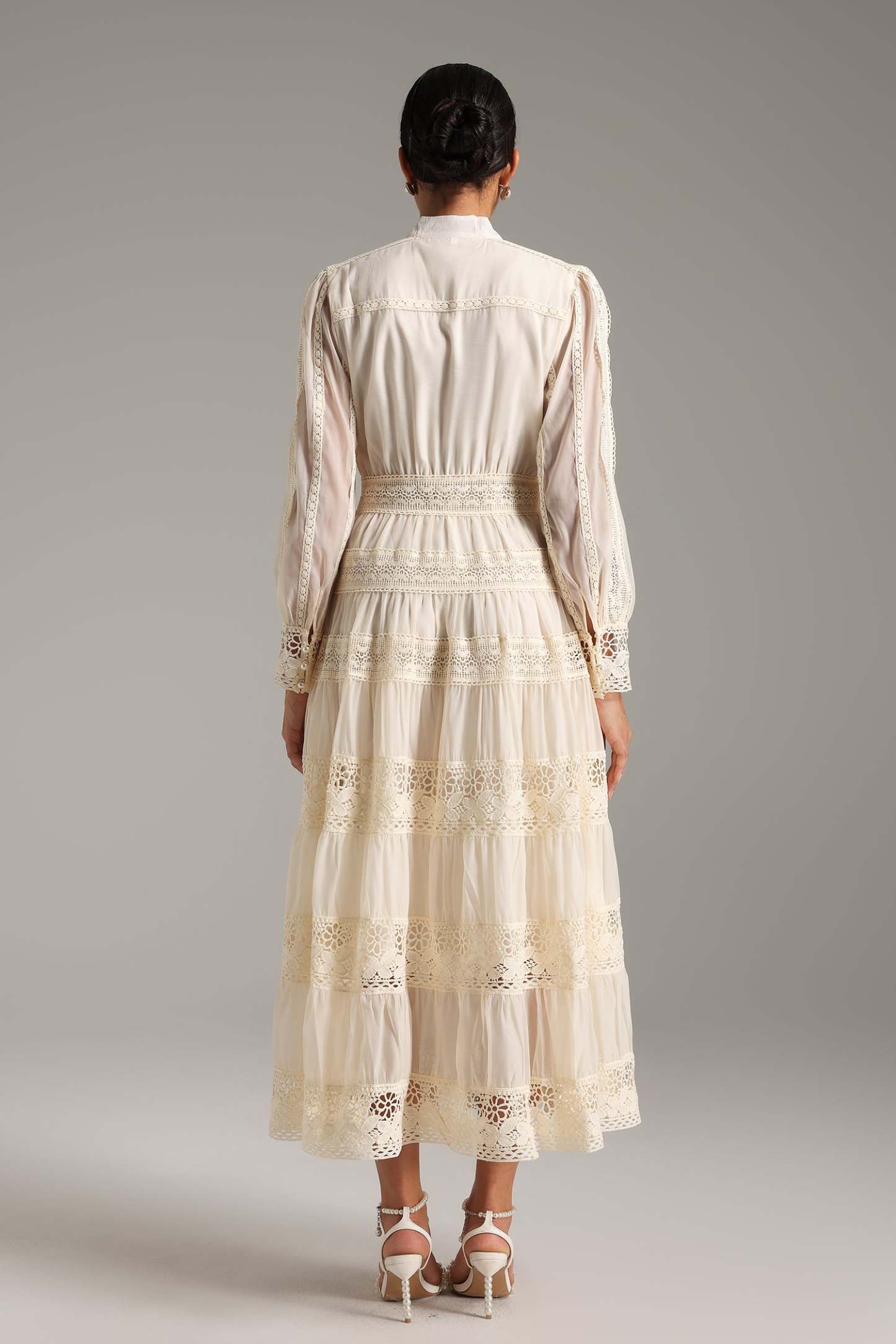 Lita Puff Sleeves Maxi Dress