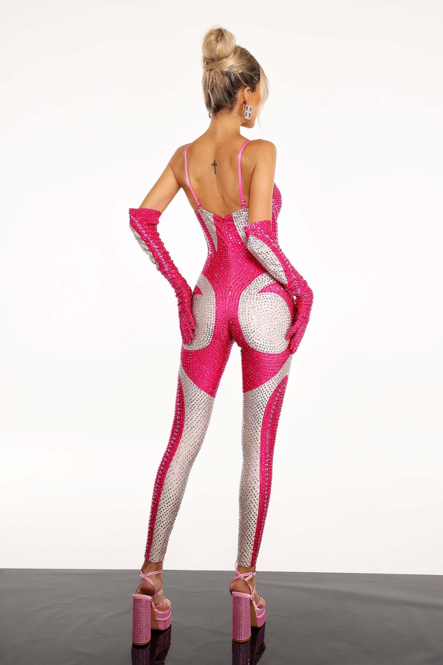 Lorraine Diamante Illusion Bodysuit