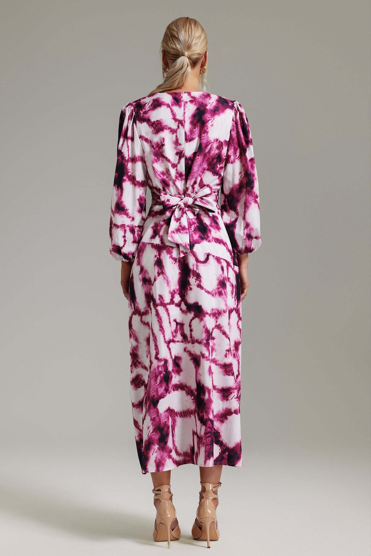 Lulu V-neck Bandhnu Dress