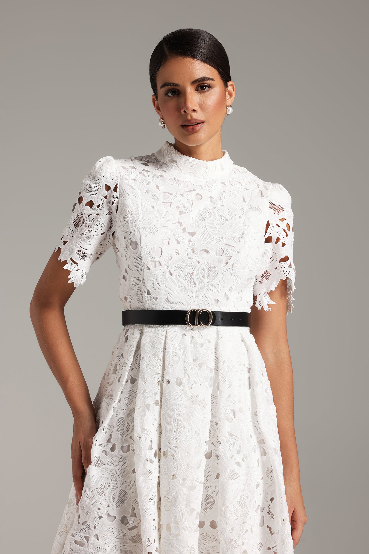 Lyall Lace Midi Dress